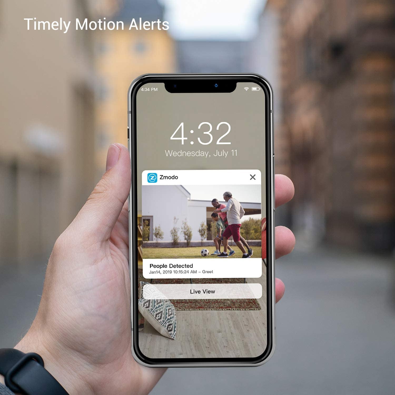 Zmodo WiFi Indoor & Outdoor Camera Bundle 4 Pack, 1080p HD, Motion Detection, 2-Way Talk, Night Vision, Remote View - Image 5