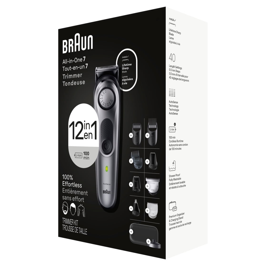 Braun Series 7 7440 All-In-One Style Kit, 12-in-1 Grooming Kit with Beard Trimmer & More - Image 2