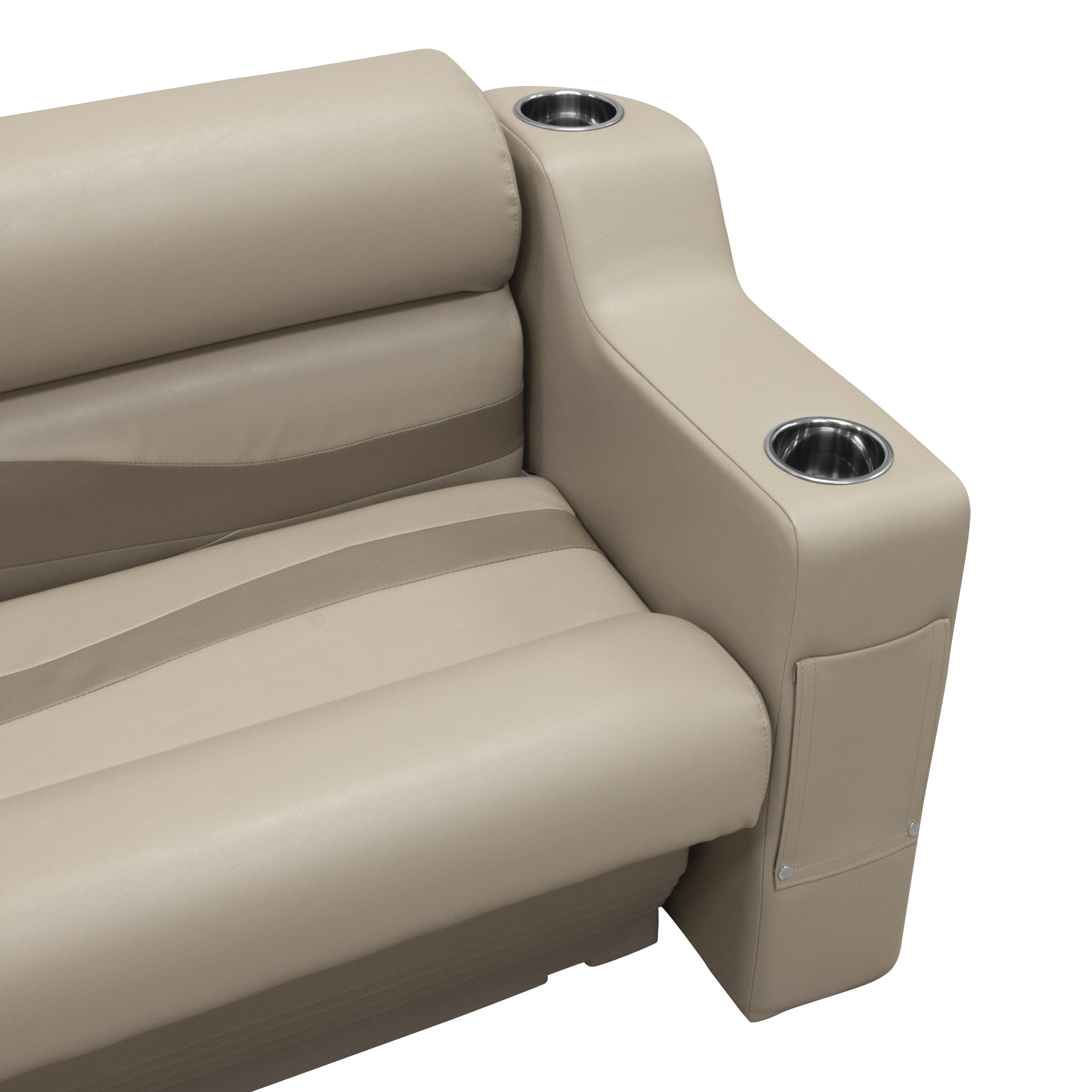 Wise 3009-1725 Premier Series Pontoon Left Radius Arm Rest, Mocha Java - Image 2