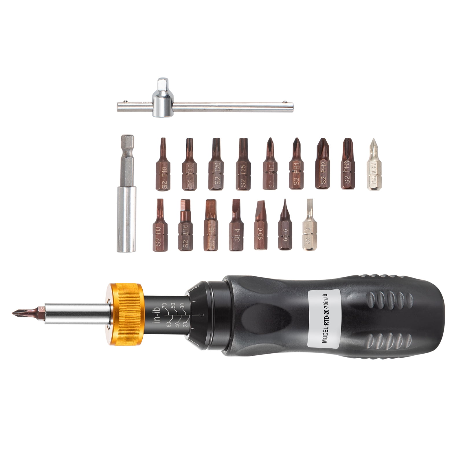 VEVOR Optics Torque Wrench Mounting Kit Handheld Torque Limiting Screwdriver 20-70 in-lbs-2in-lbs - Image 8