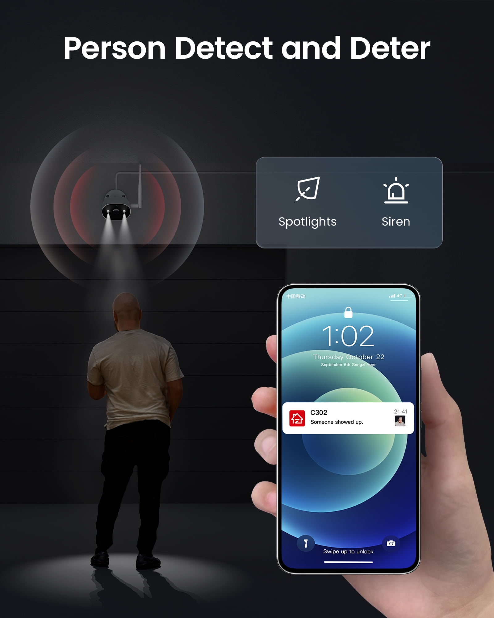 3MP Security Camera System with Audio, ZOSI 8CH Wi-Fi Security Camera System, 2K Outdoor with Color Night Vision,2TB HDD for 24/7 Recording, Smart Home Security - Image 5