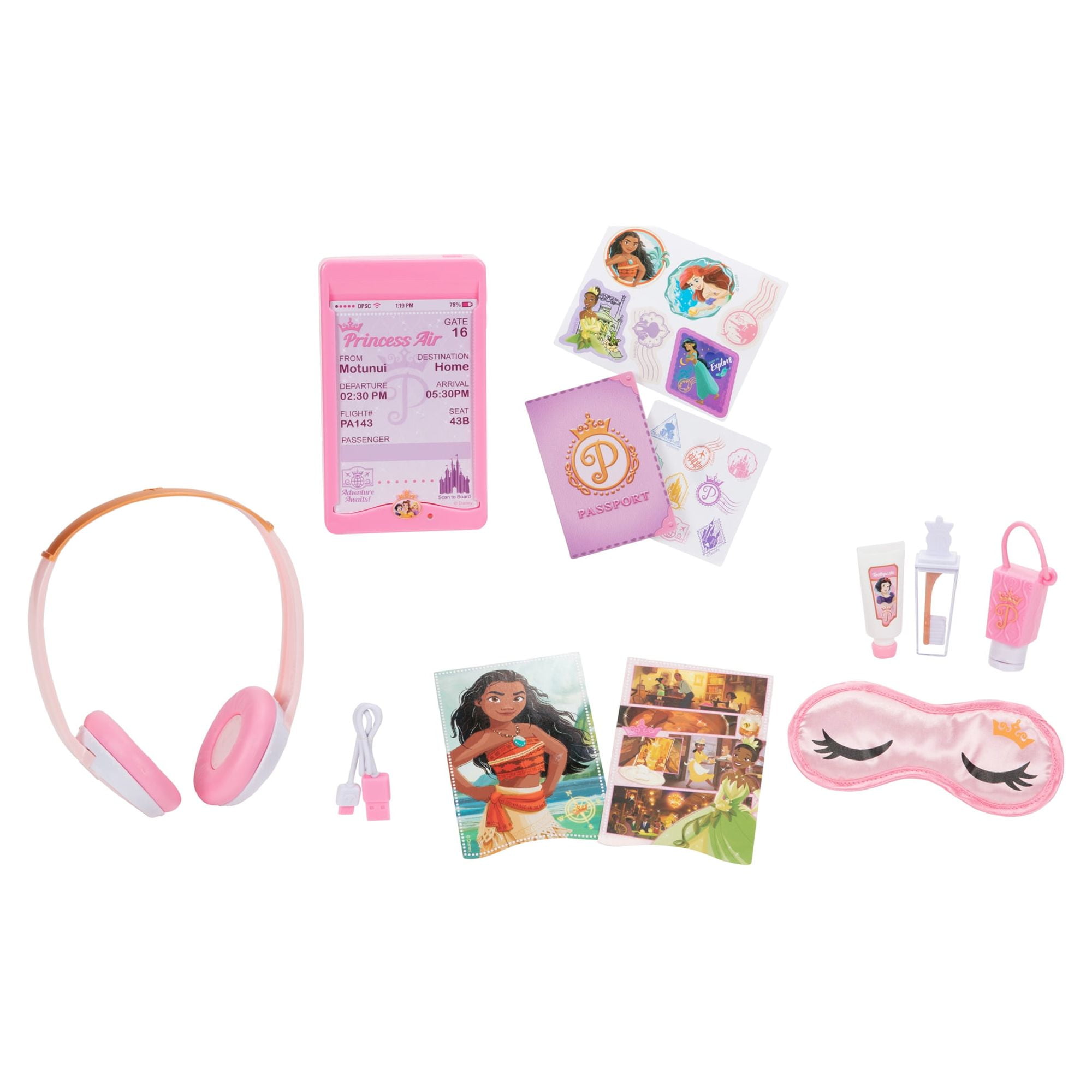 Disney Princess Style Collection World Traveler Child Suitcase Playset - Image 14