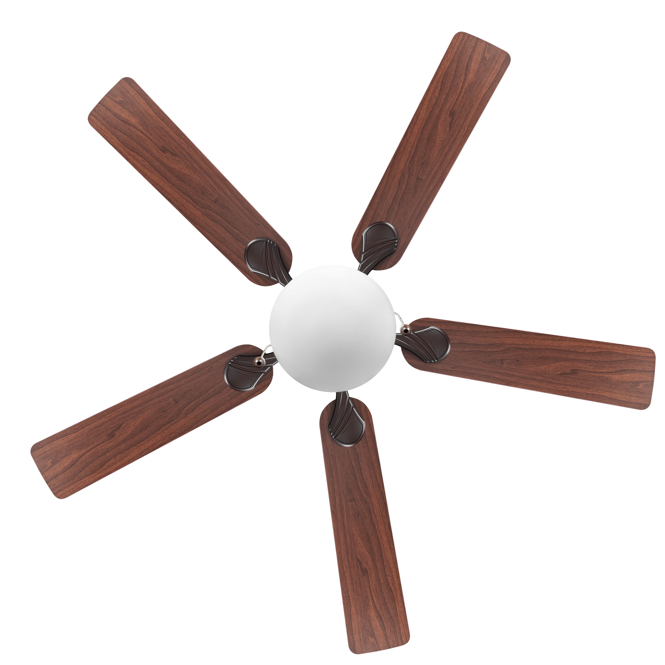 Mainstays 52" Indoor/Outdoor Oil Rubbed Bronze 5 Blade Reverse Airflow Ceiling Fan, 1 LED Bulb - Image 5