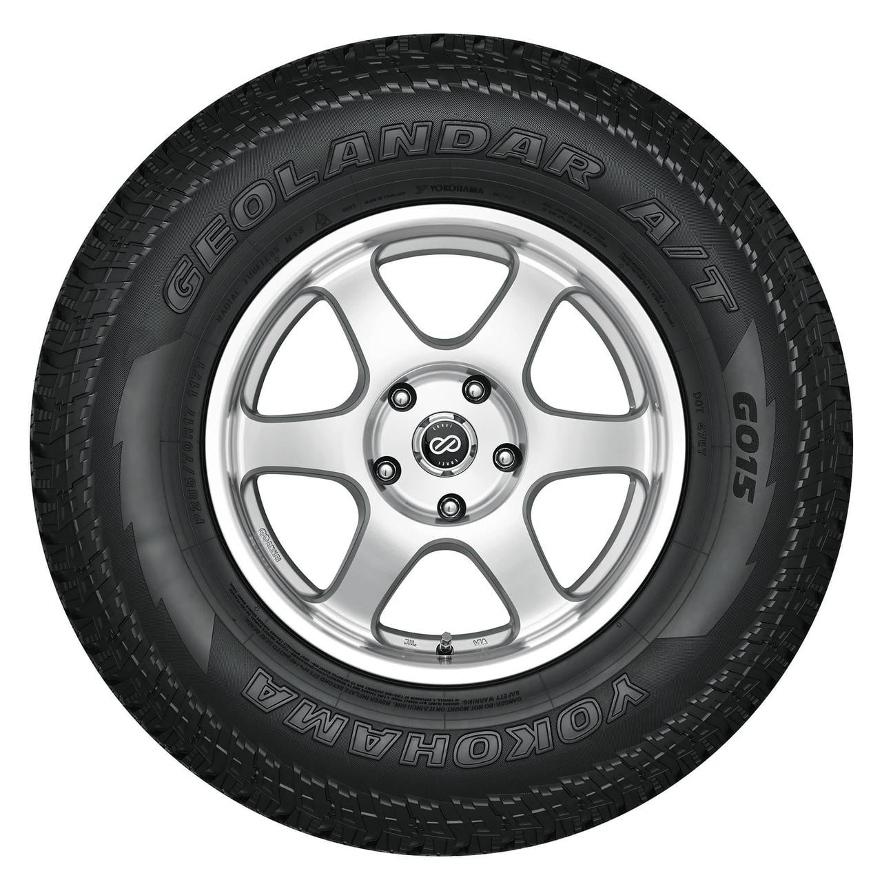 Yokohama Geolandar AT G015 All Terrain LT275/55R20 120/117S E Light Truck Tire - Image 5