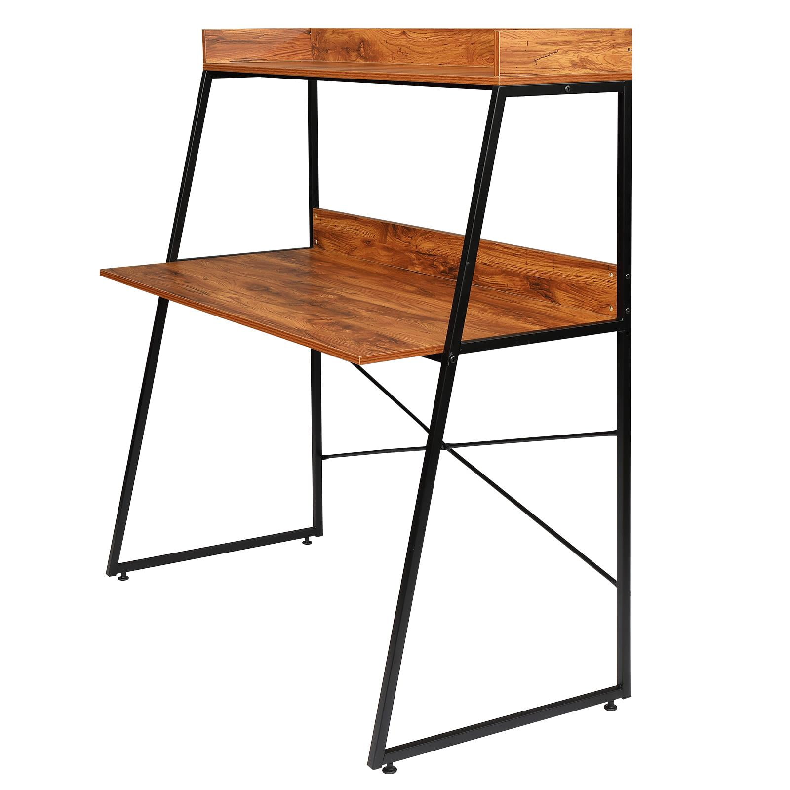 Zimtown Computer Desk with Hutch and Bookshelf 47 Inches Office Desk Laptop Table Studying Writing Desk Workstation for Home & Office - Image 10