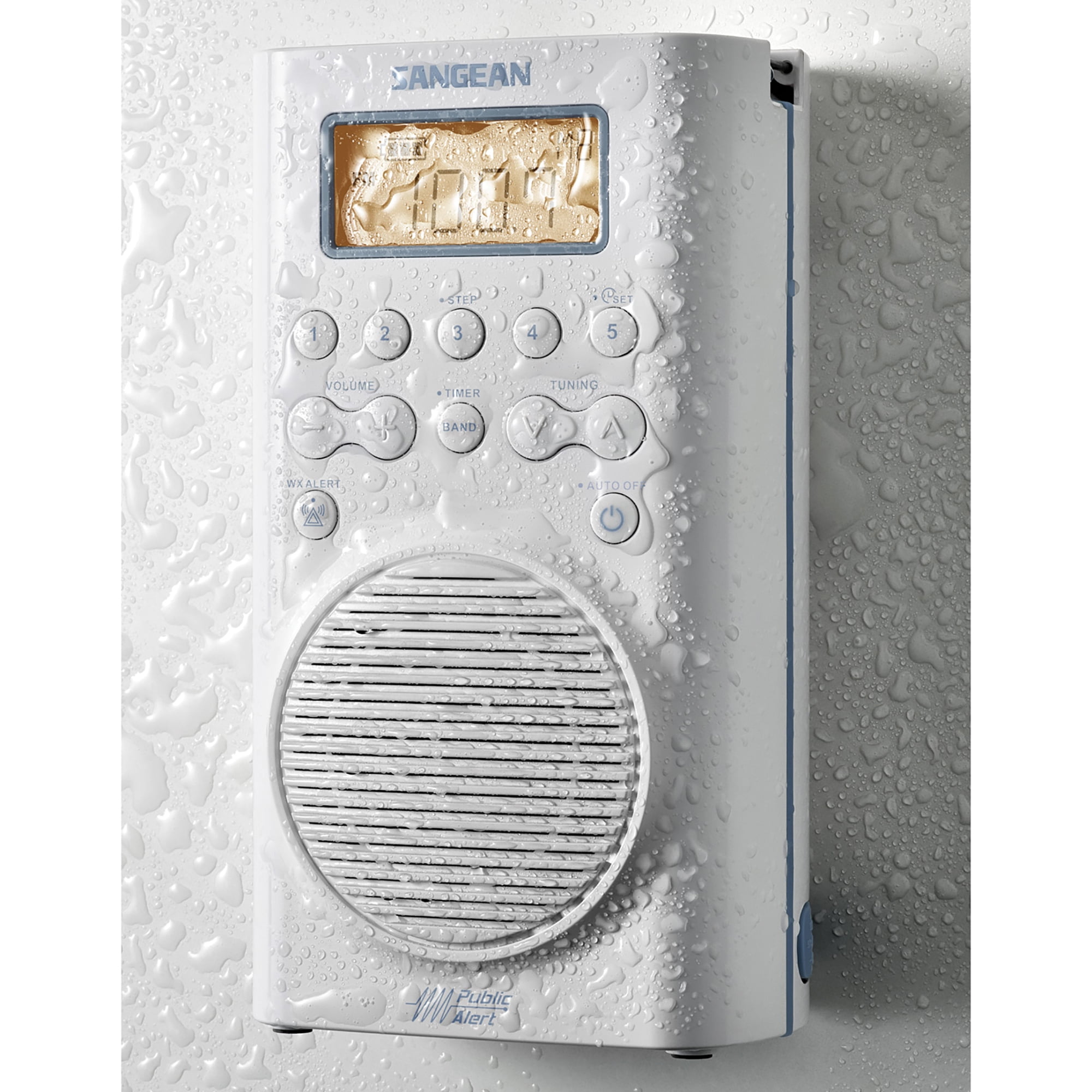 Sangean Portable AM/FM Radio, White, H205 - Image 5