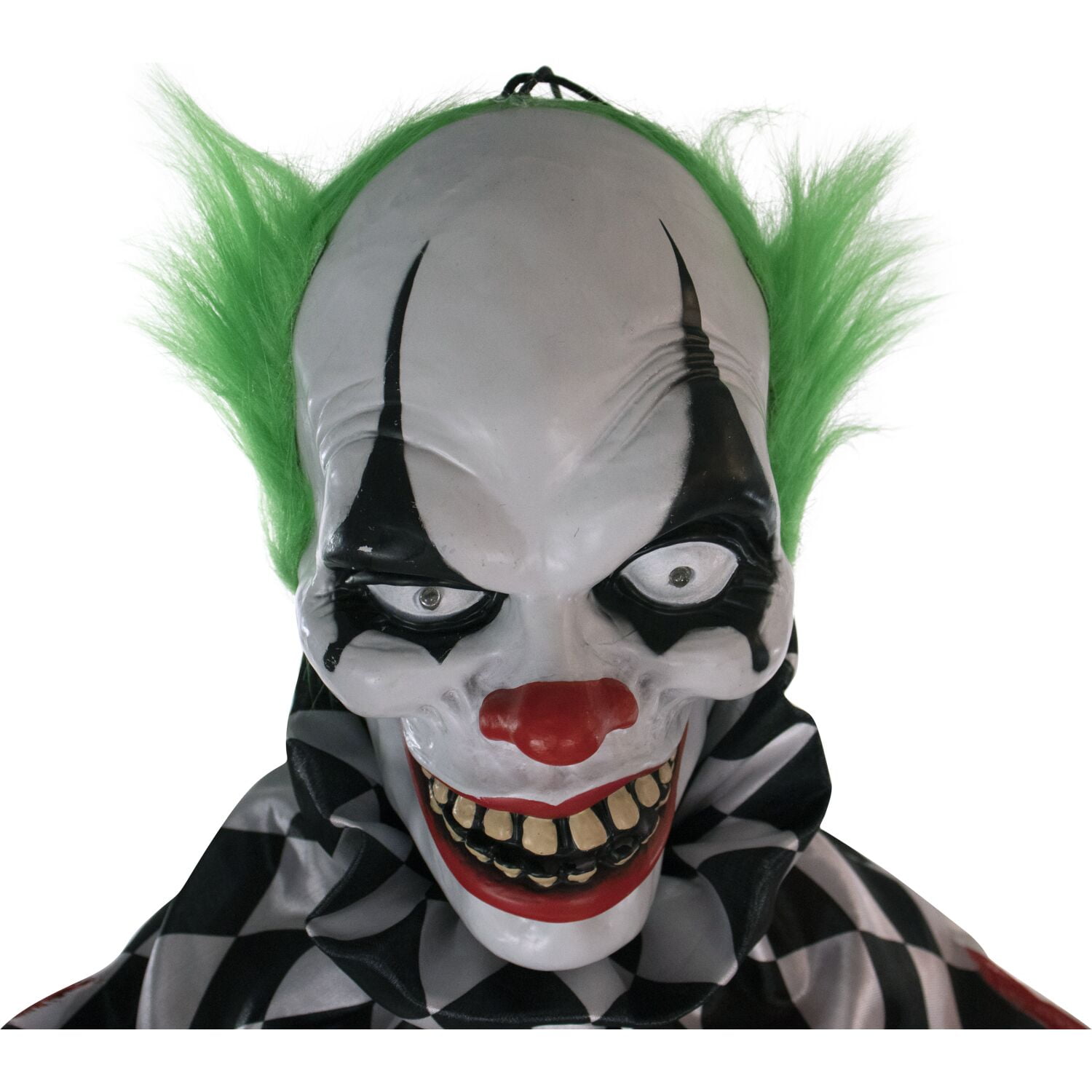 Haunted Hill Farm 5.9 ft Life-Size Animatronic Clown Halloween Decoration with Lights and Sound, HHCLOWN-7FLSA - Image 21