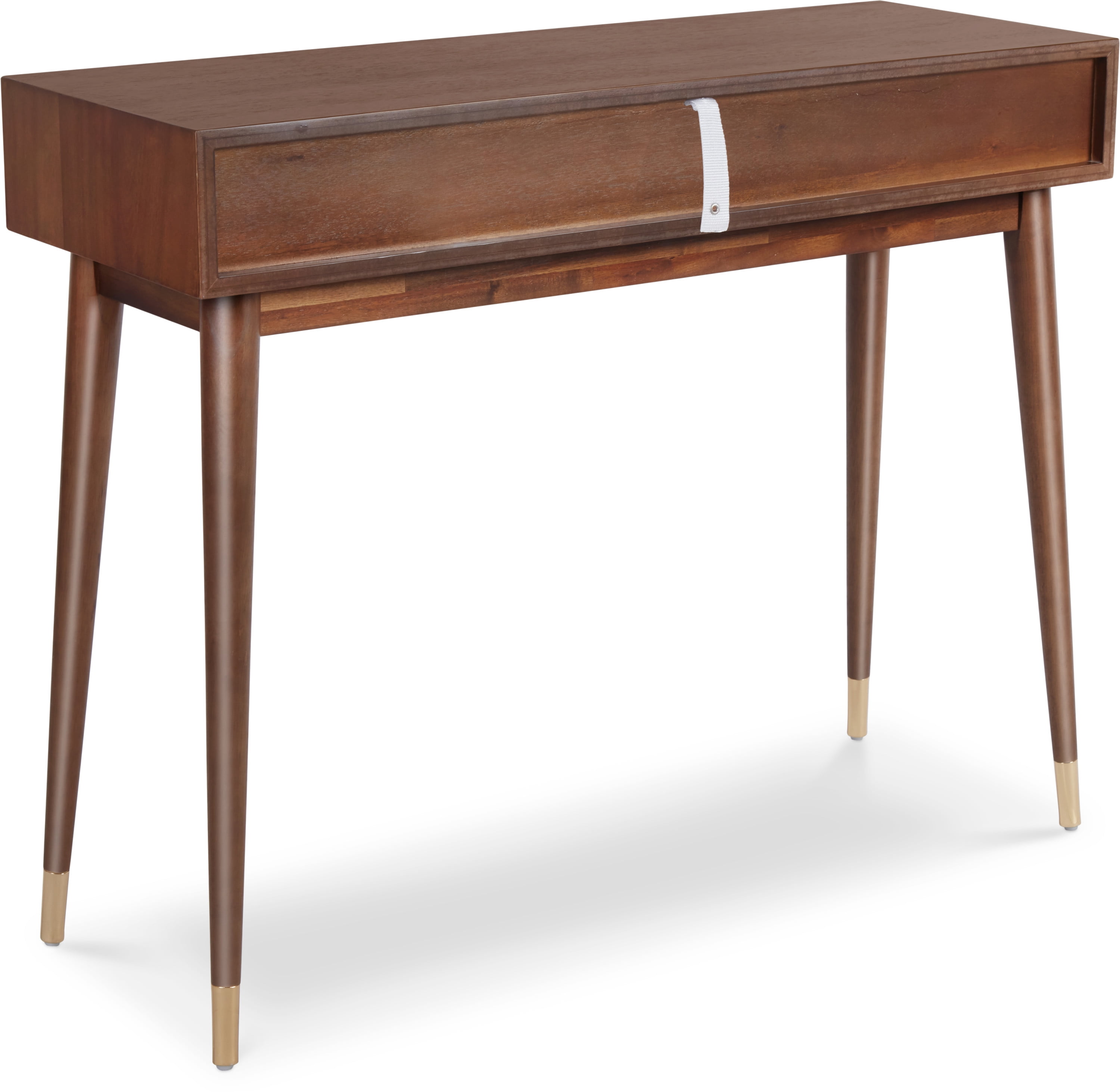 Adore Decor Sutton Mid-Century Modern Console Table Walnut Brown - Image 7