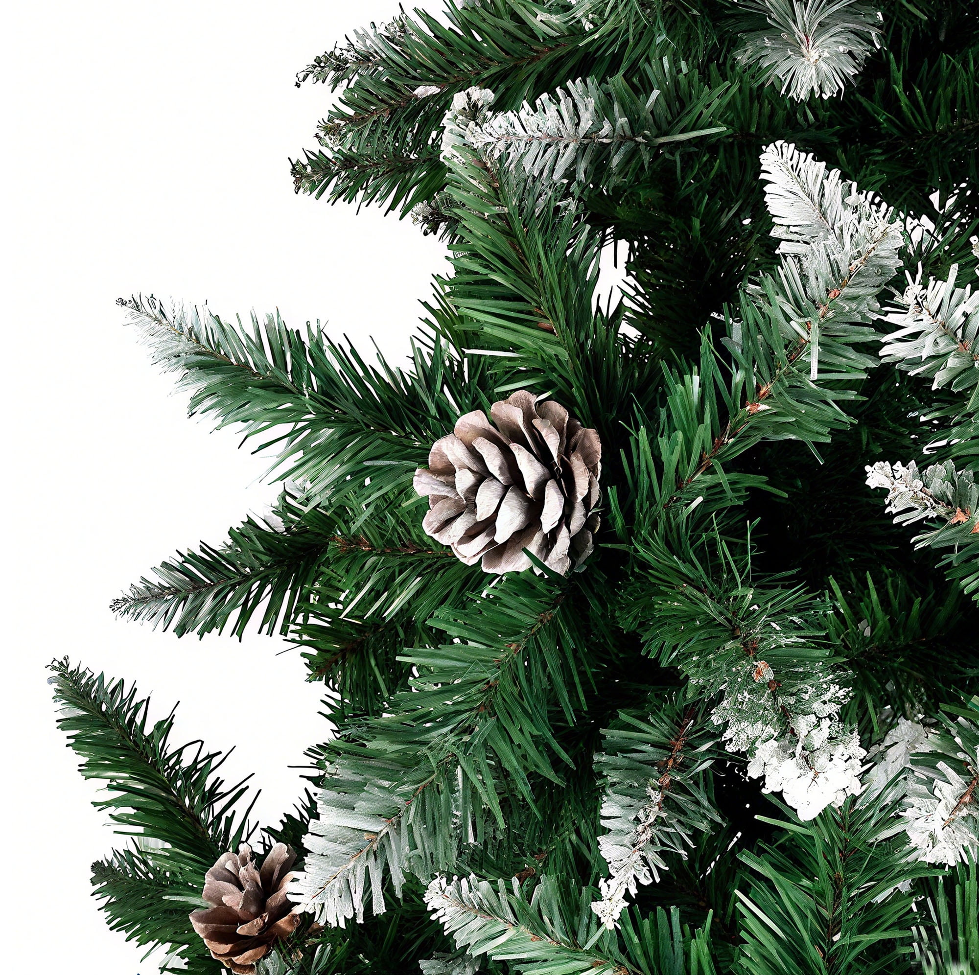 Yexmas 6ft Pre-Lit Christmas Tree, 8 Modes LED Lights, Artificial Xmas Tree with Large Storage Bag - Image 6