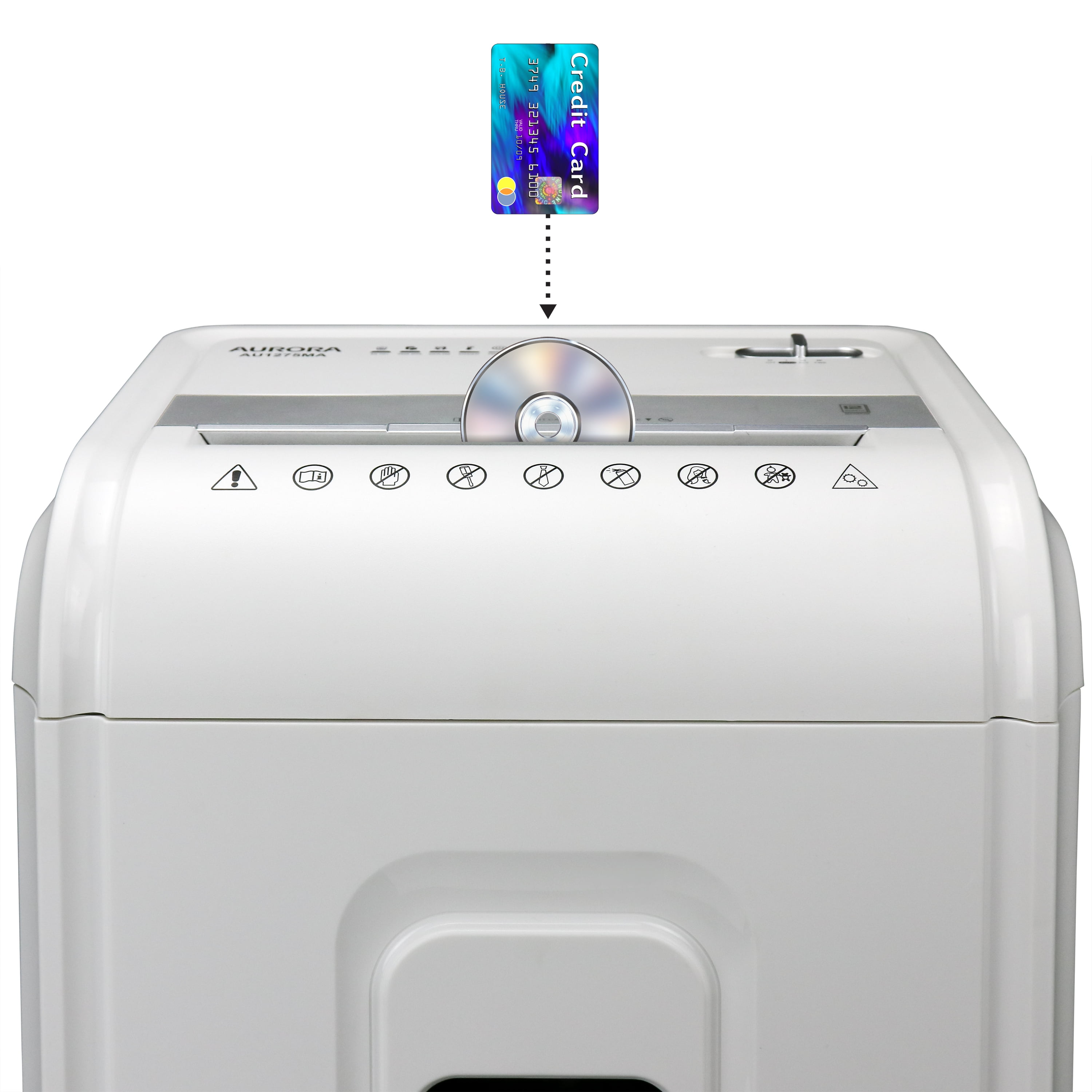 Aurora GB AU1480MA High-Security 14-Sheet Micro-Cut Shredder, Anti-Jam, CD/DVD Credit Card, Pullout Basket, 30 Minutes Duty Cycle - Image 5