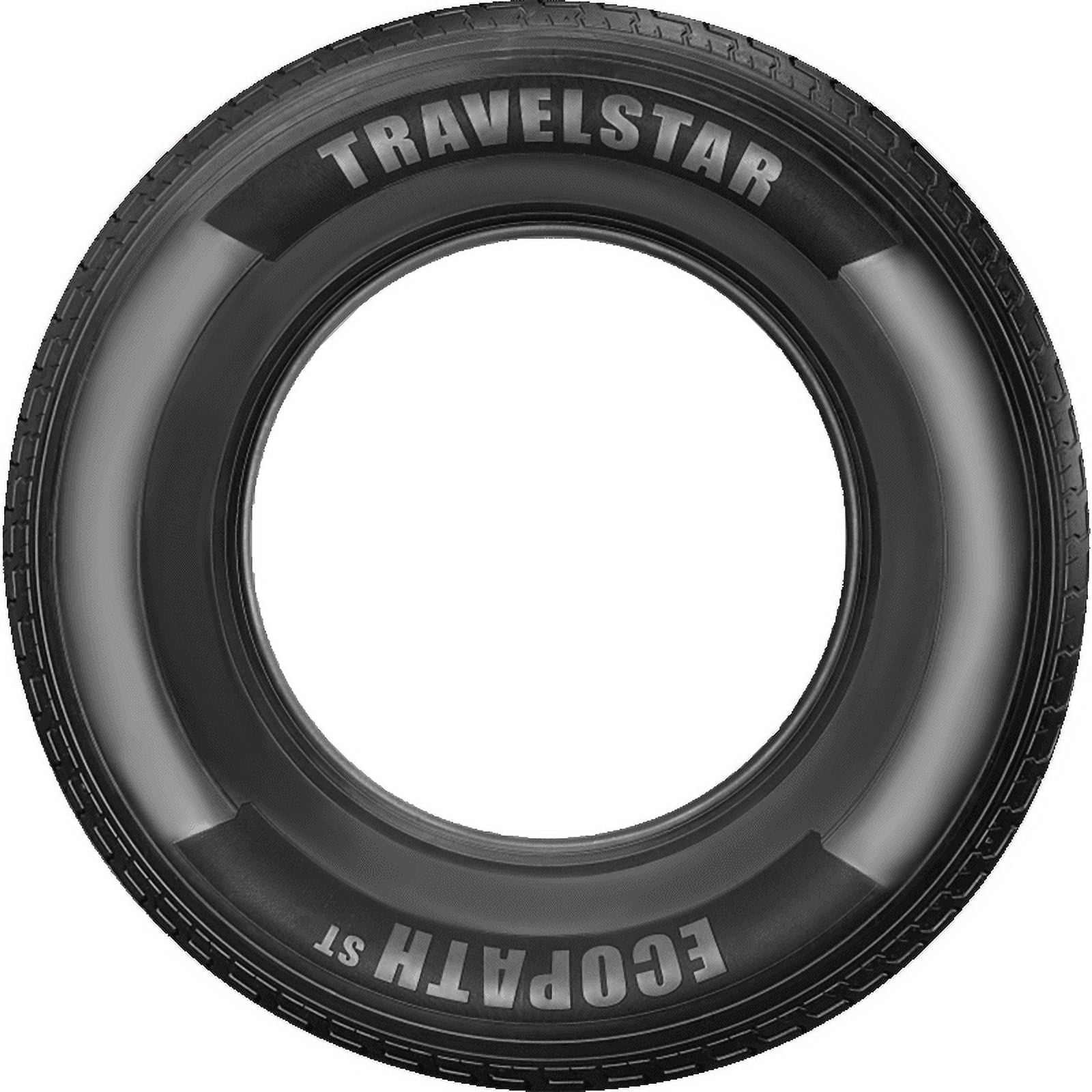 Travelstar Ecopath ST ST225/75R15 10 Ply 117/112M Load E Radial Trailer Tire - ST 225/75/15,Set of 2(Tire Only) - Image 5