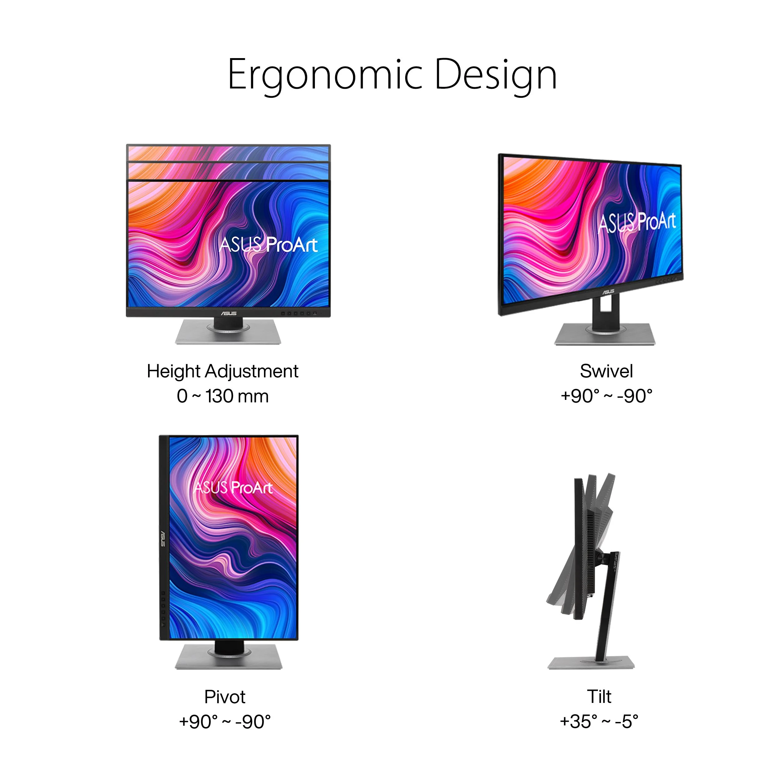 ASUS ProArt Display PA248QV Professional Monitor 24.1", 16:10, IPS, WUXGA (1920 x 1200), 100% sRGB - Image 6