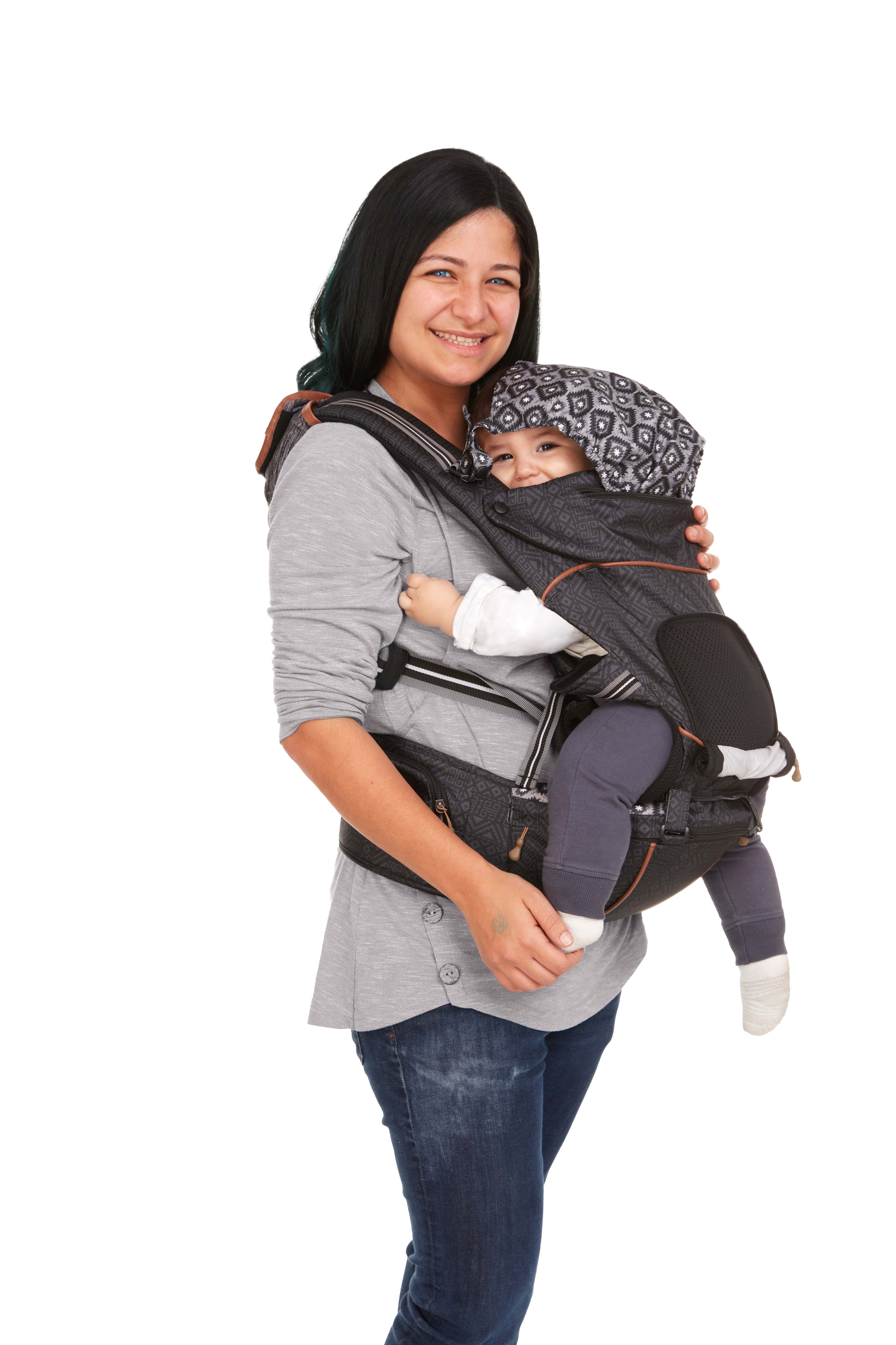 Monbebe 9-in-1 Baby Carrier, Urban, Unisex - Image 5