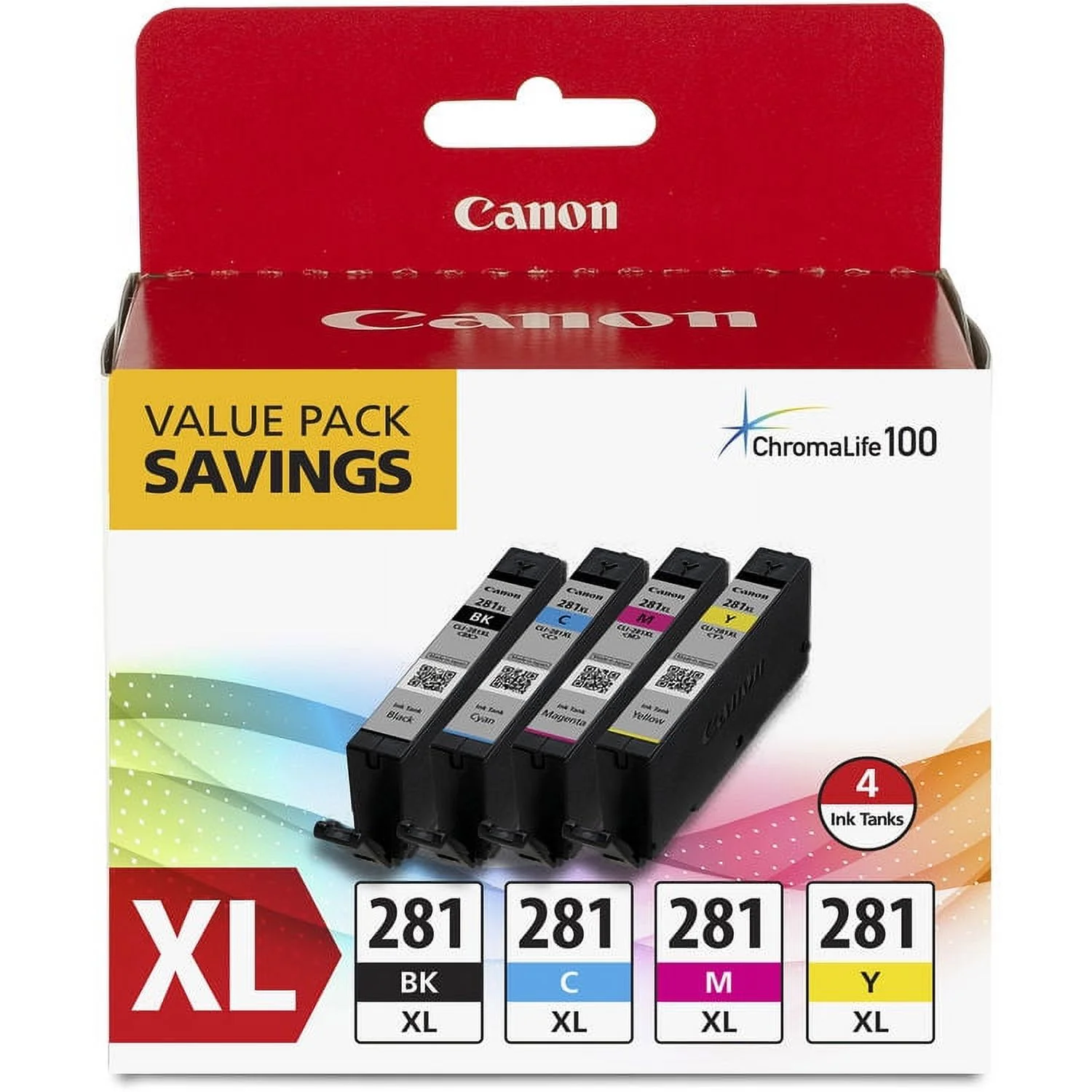 Canon PGI-280 XXL Ink Tank and CLI-281 XL Ink Tank Value Pack for PIXMA TR7520, TR8520,TS6120, TS8120, TS9120, TS702, TS9521C, TS9520, TS8220, TS6220 Printers - Image 3