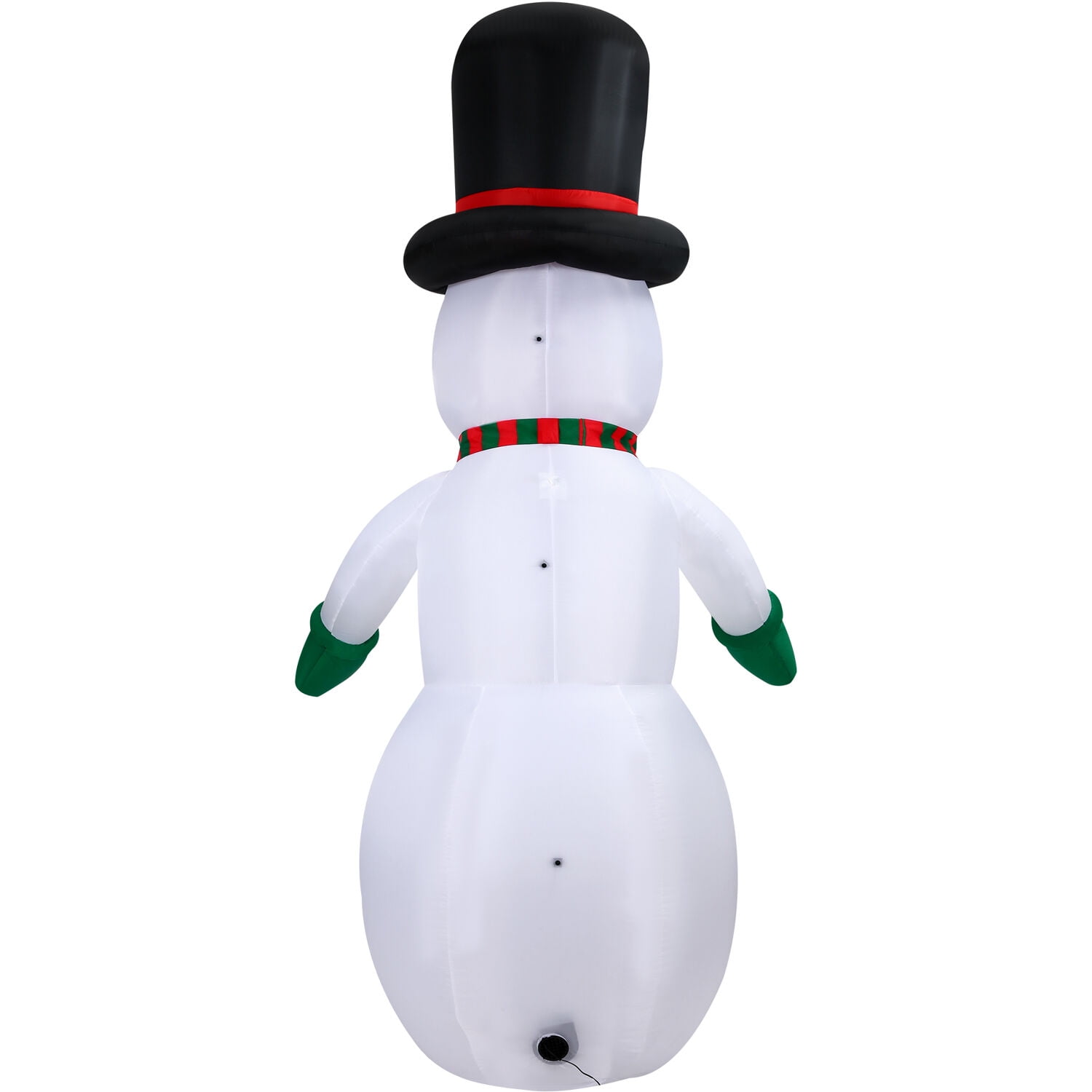 Fraser Hill Farm 10-Ft. Pre-Lit Inflatable Snowman, FHFSNWM101-L - Image 8