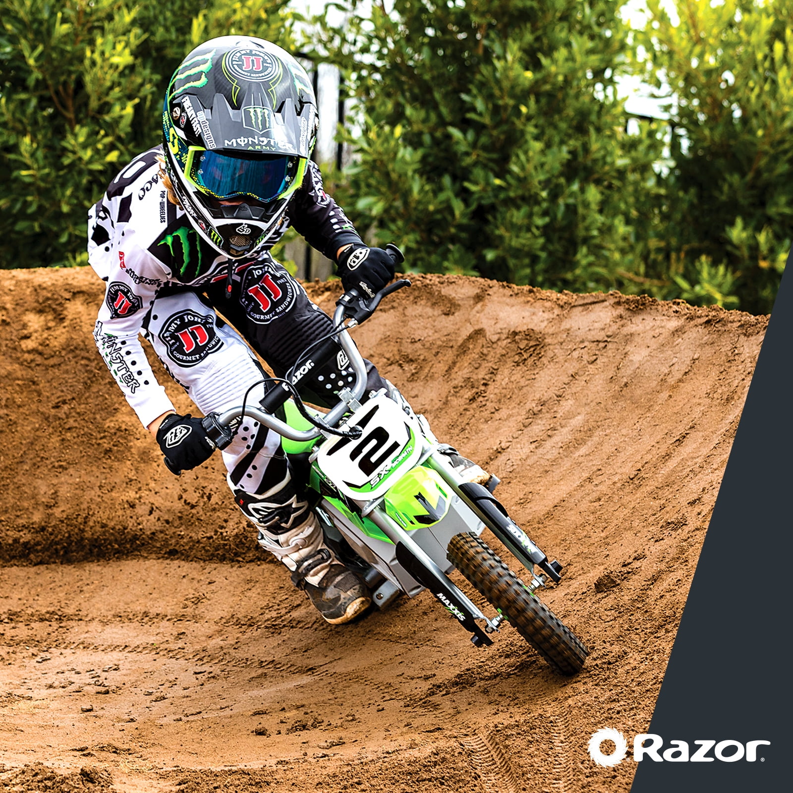 Razor Dirt Rocket SX350 McGrath - 24V Electric Powered Dirt Bike, up to 14 mph, for Child Ages 8+ - Image 8