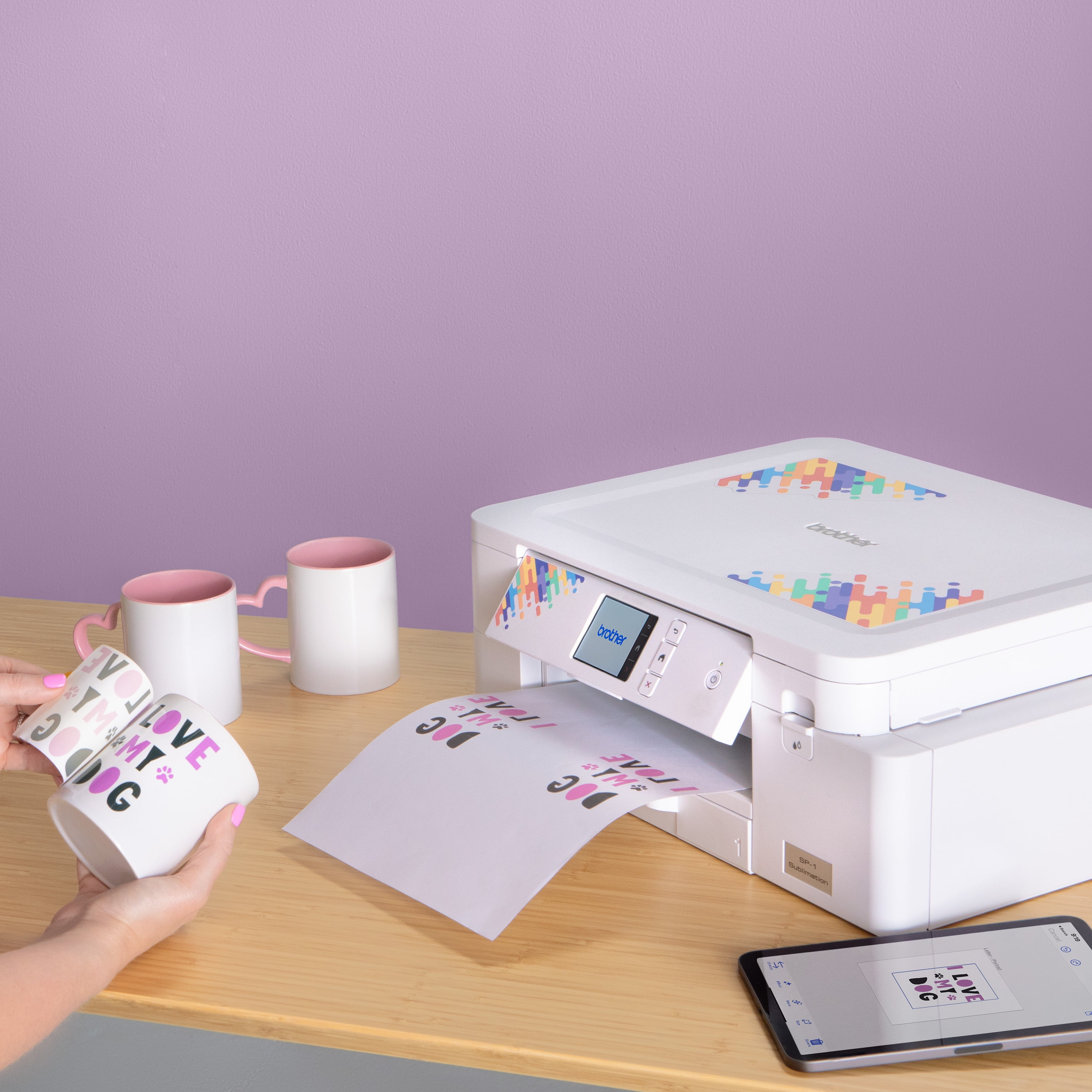Brother SP1 High-Quality Wireless Sublimation Printer with Paper & Full-Size Inks - Image 12