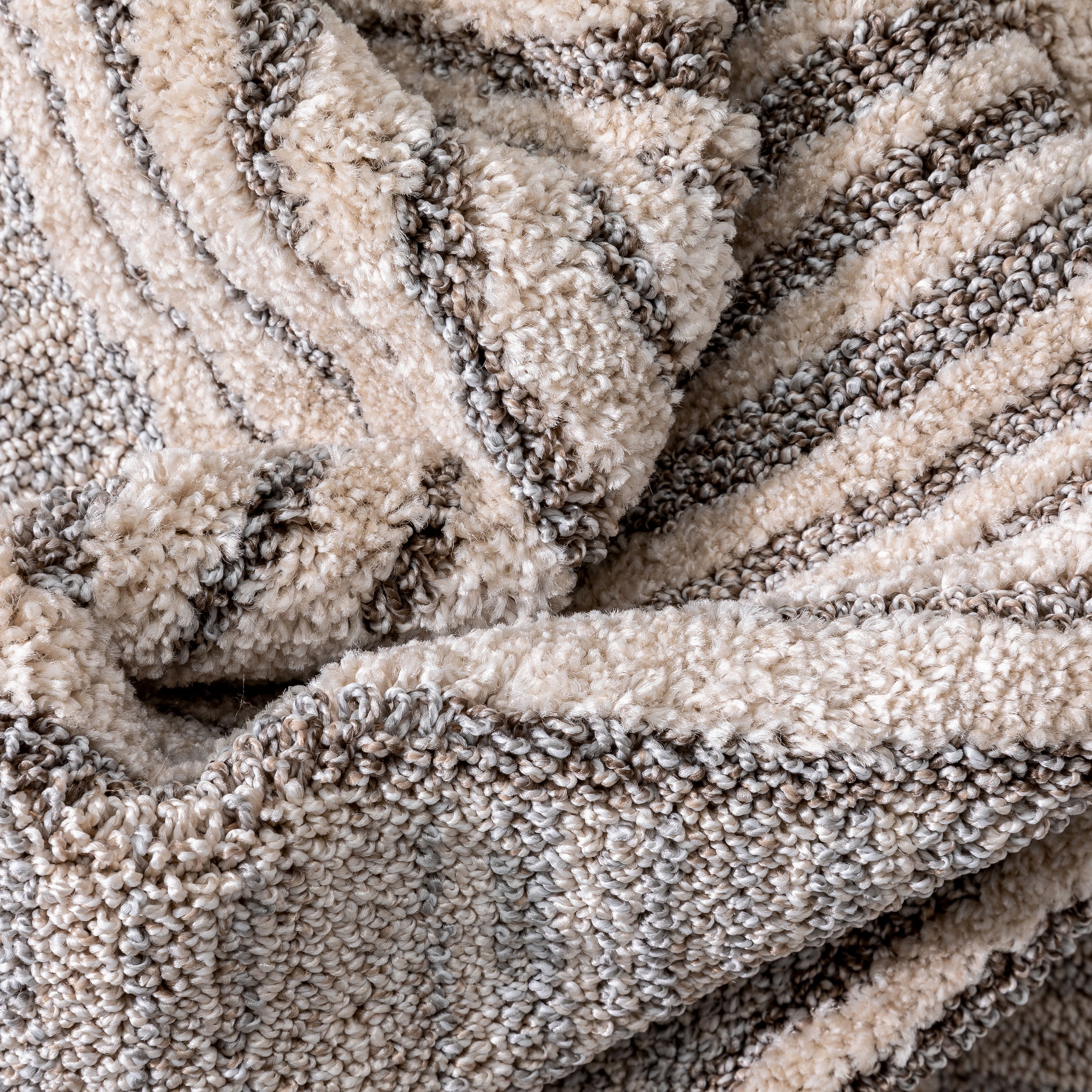 Well Woven Harlow Briar Contemporary Geometric Abstract Beige 7'10" x 9'10" Area Rug - Image 7