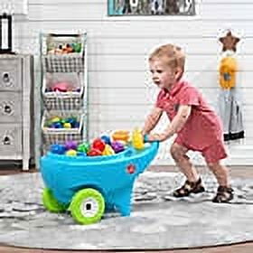Step2 Springtime Wheelbarrow Blue Plastic Toy for Kids Ages 18 months to 5 Years - Image 7