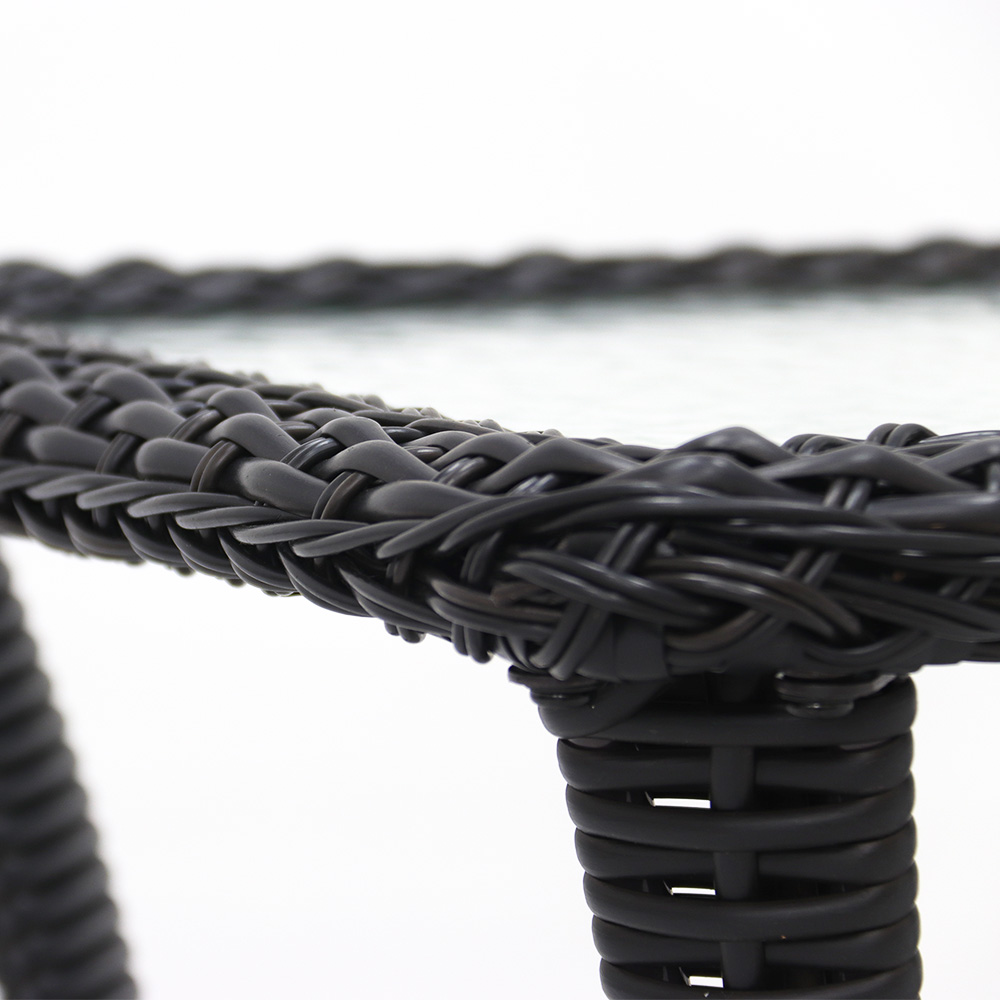 Abble Glider Conversation 2 Piece Wicker Seating Group Set with Cushions - Image 3