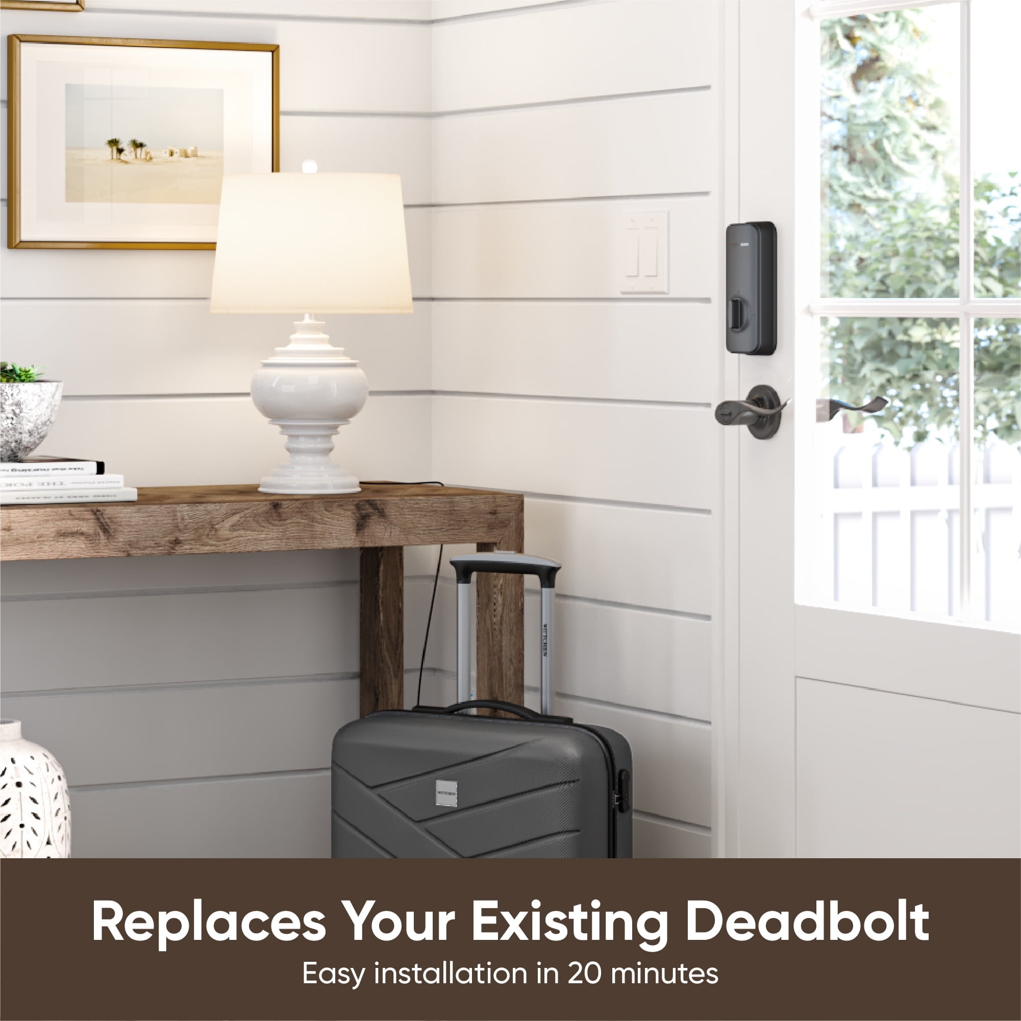 Restored Wyze Smart Lock Bolt with Fingerprint Keyless Entry and Auto Lock (Refurbished) - Image 9