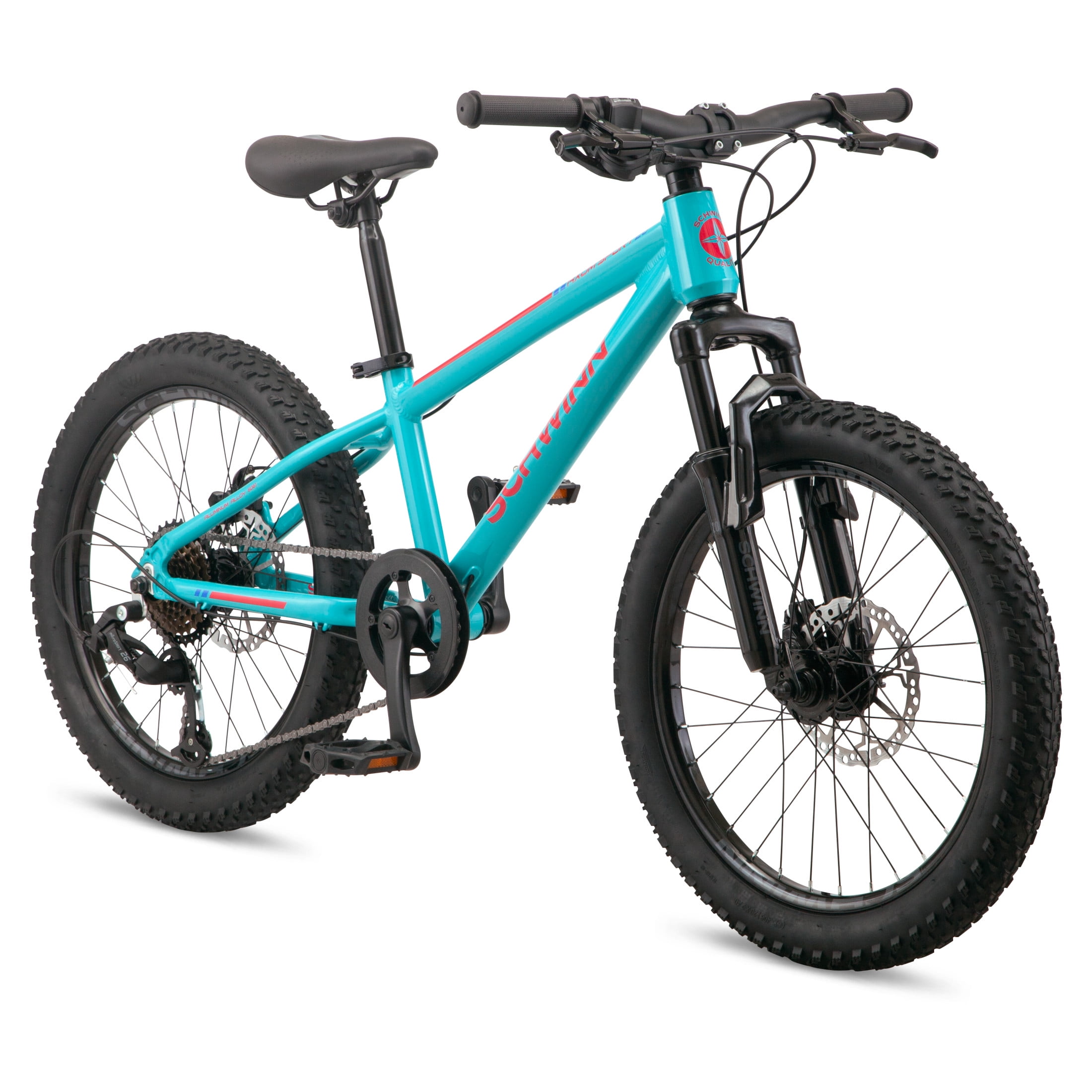 Schwinn 20" Axum Sport Kids Unisex Mountain Bike, Ages 8 and up, Teal - Image 8