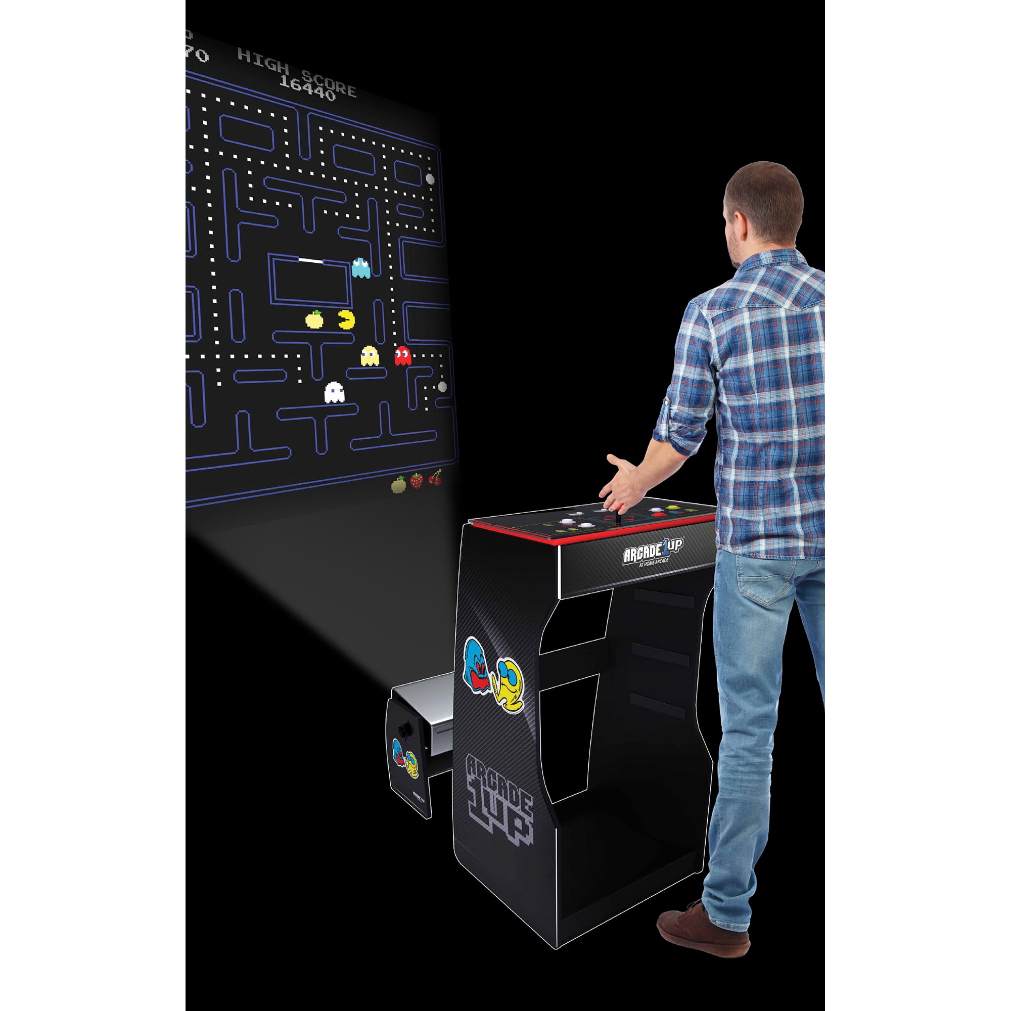 Arcade1Up Projector-Cade, Pac-Man Arcade Game System - Image 5