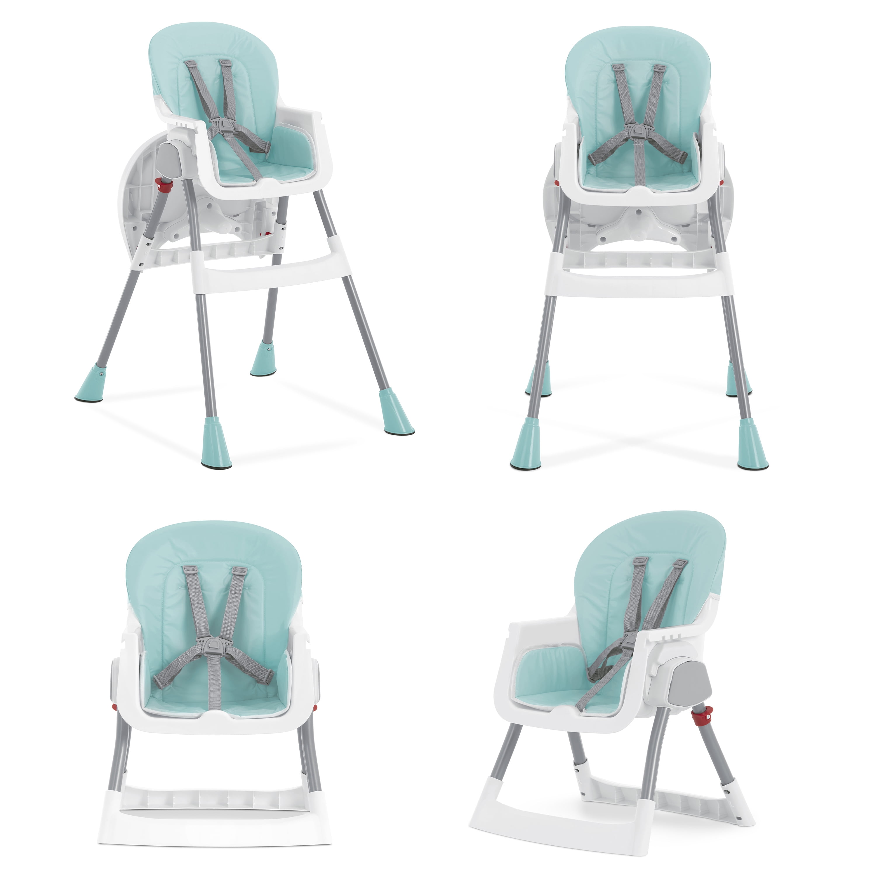 Dream On Me Portable 2-in-1 Table Talk Baby High Chair, Convertible, Compact and Light Weight, Aqua - Image 32
