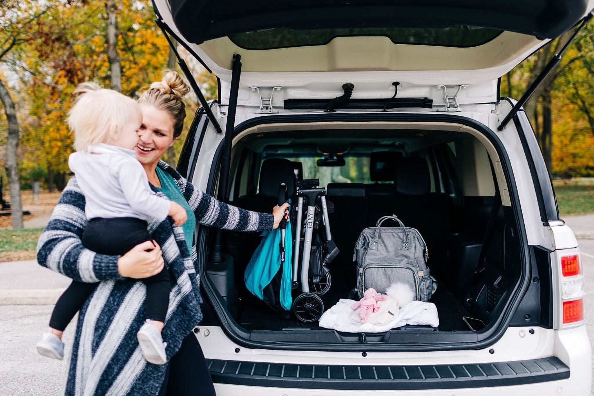 Safety 1st Teeny Ultra Compact Stroller, Bahama Breeze, Toddler, Unisex - Image 10