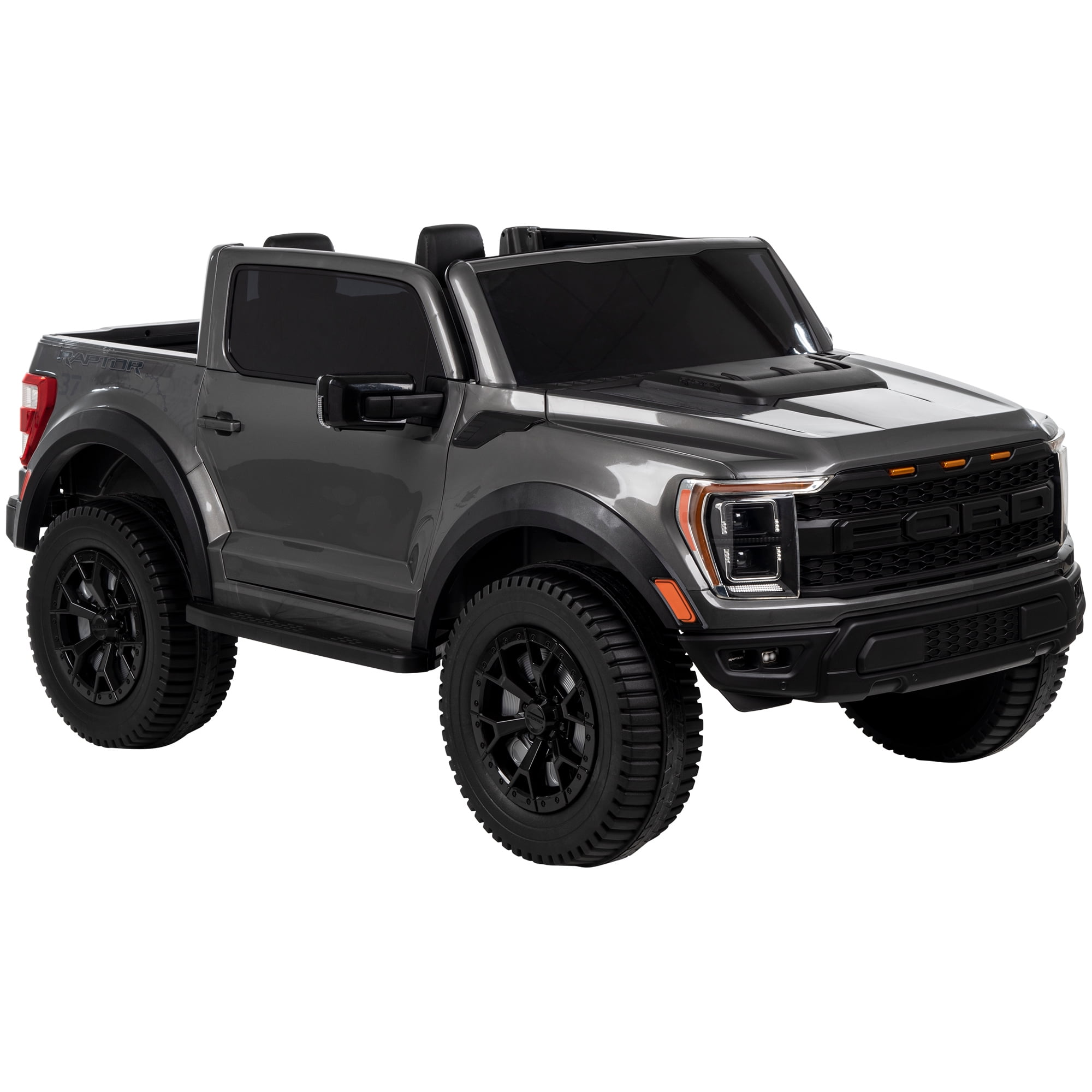 12V Ford F-150 Raptor Battery Ride-on Toy, Carbonized Grey, Kids Ages 3+, by Huffy - Image 18