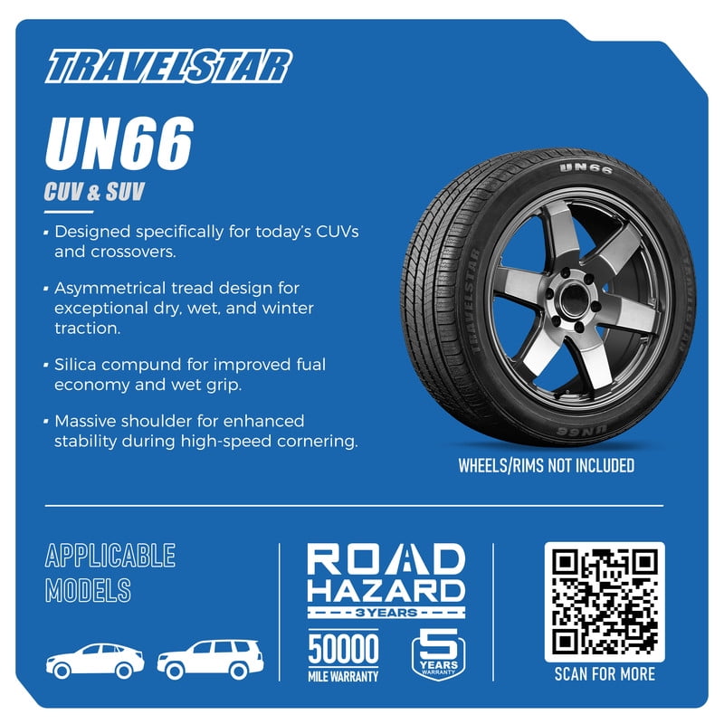 Travelstar UN66 235/65R17 108V XL High Performance All Season Crossover CUV/SUV Tire 235/65/17(Tire Only) - Image 3