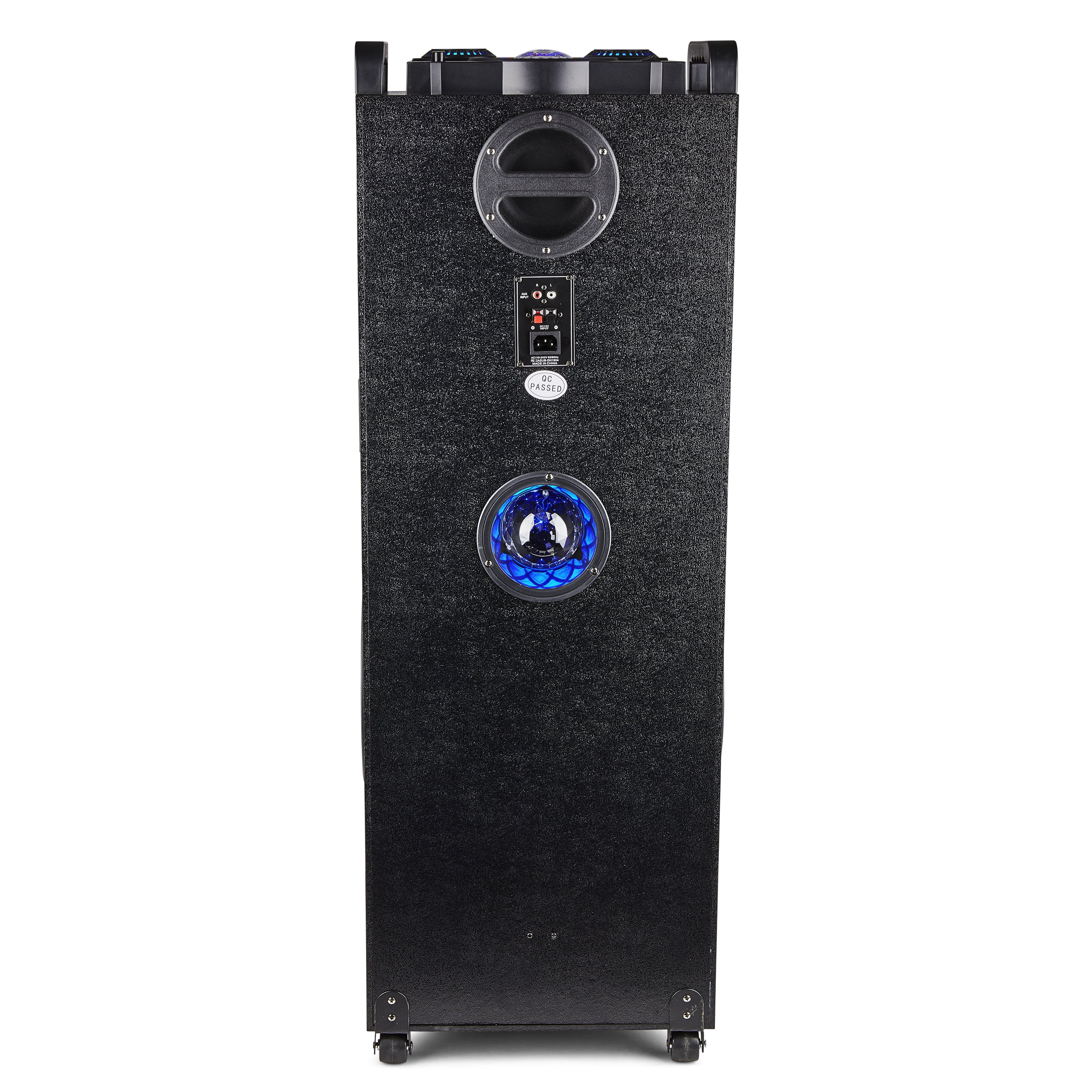 QFX PBX-1215 DUAL 12” BLUETOOTH RECHARGEABLE SPEAKER WITH LED PARTY LIGHTS, INCLUDES REMOTE CONTROL - Image 10