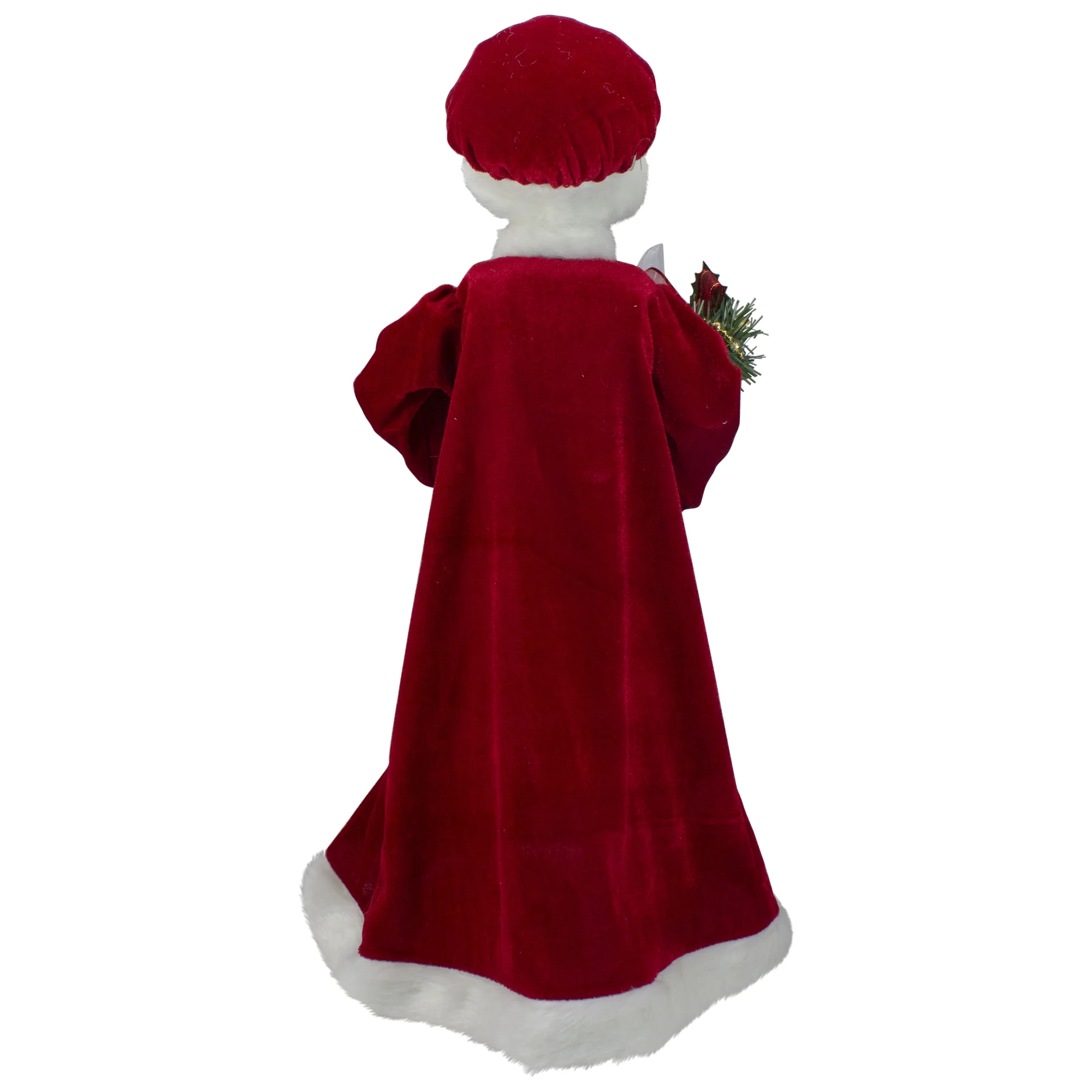 Northlight Animated Mrs. Claus with Lighted Candle Musical Christmas Figure - 24" - Image 3