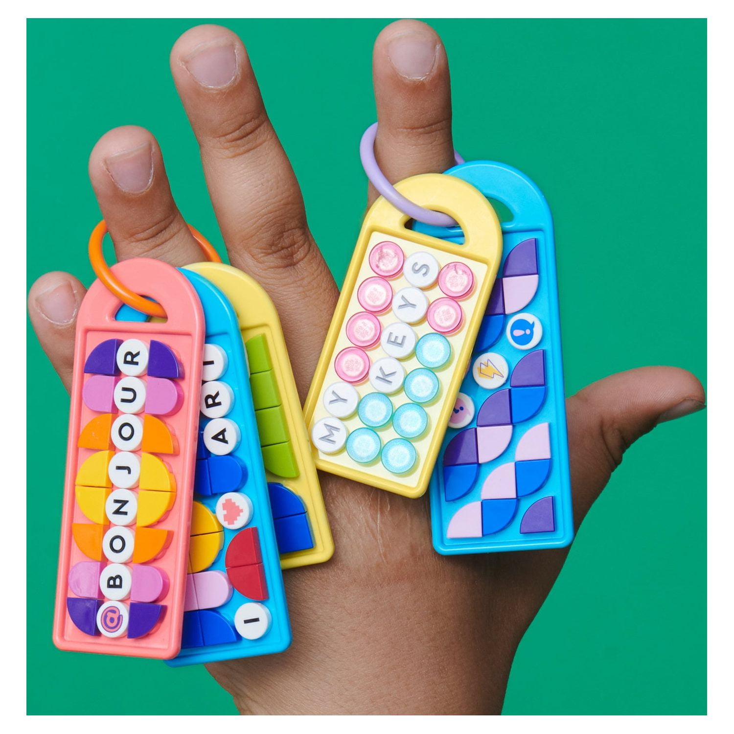 LEGO DOTS Bag Tags Mega Pack – Messaging 41949 DIY Customizable Craft Kit; A Creative Activity Toy for Kids Aged 6+ (228 Pieces) - Image 6