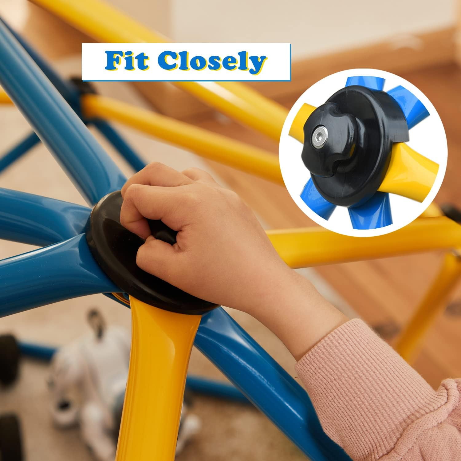 Zupapa 6FT Climbing Dome, Experience Ultimate Fun with The Upgraded Decagonal Geo Dome Climber Outdoor Playset and Easy Assembly Play Equipment for Kids - Image 7