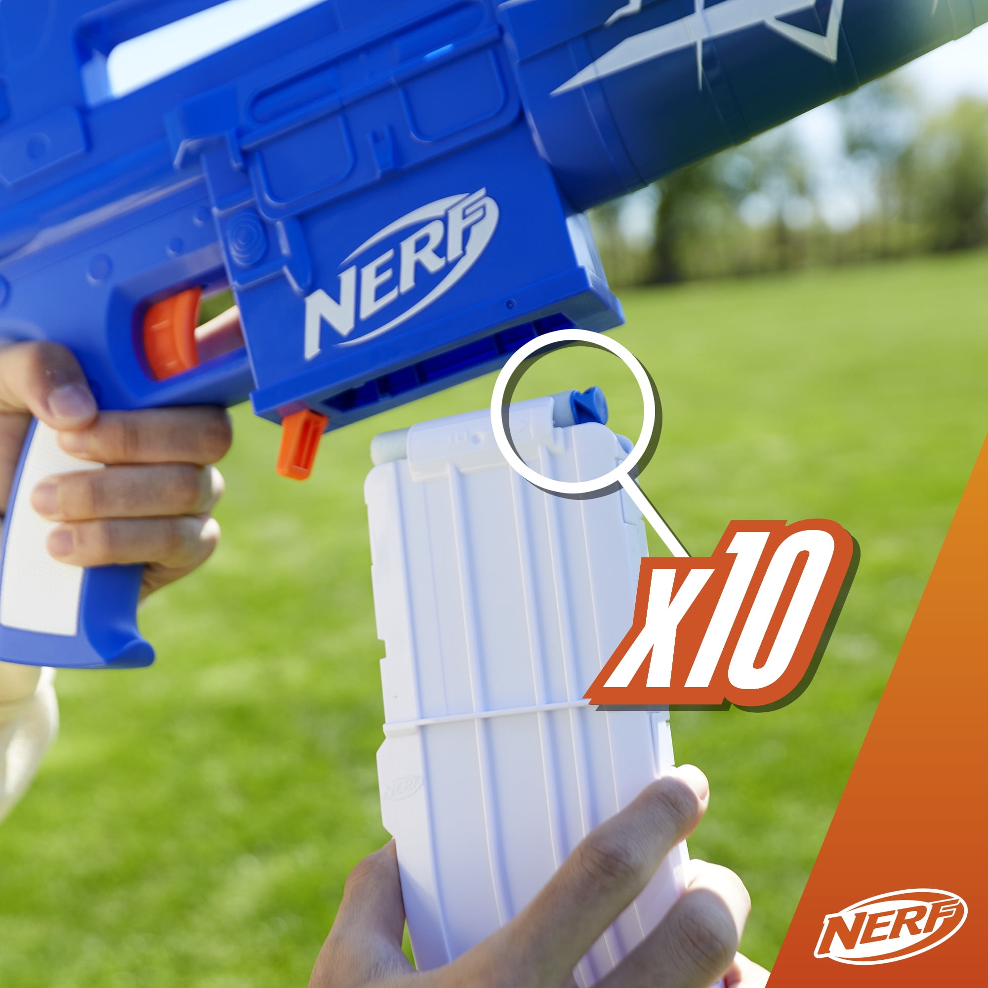 Nerf Fortnite Blue Shock Dart Blaster, 10-Dart Clip, 10 Elite Nerf Darts, Unlock Code, Boys and Girls, Ages 8 and up - Image 5