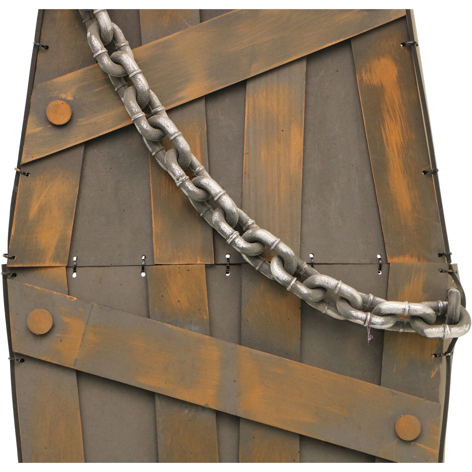 Haunted Hill Farm 5 ft Coffin the Animatronic Shaking Casket, Indoor Halloween Decoration, Red LED Lights, Battery-Operated, HHDCOFF-1LSA - Image 5