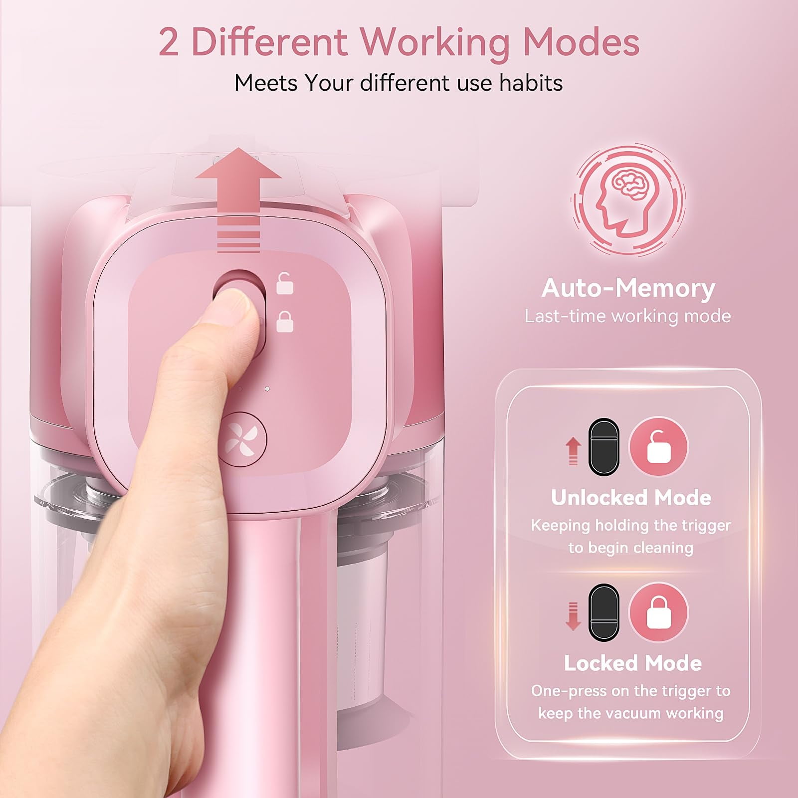 YOMATECH Cordless Vacuum Cleaner, 30Kpa/365W Powerful Stick Vacuum, 6 in 1 Lightweight Vacuum Cleaners for Home Hardfloor Carpet Pet Hair - Image 9