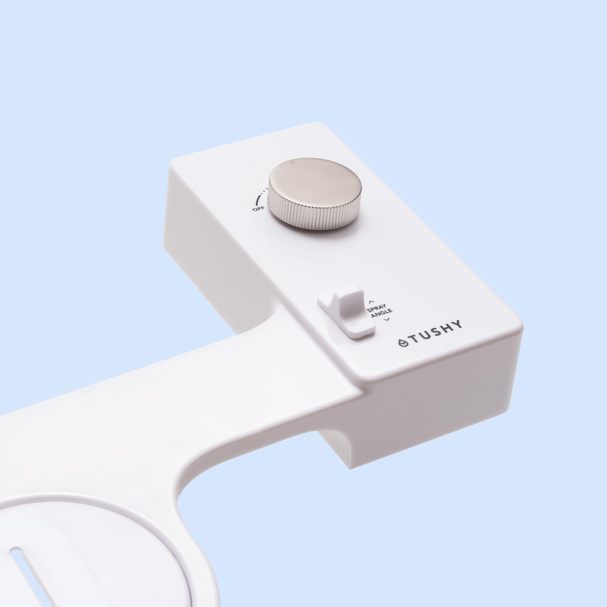 TUSHY Classic 3.0 Bidet Toilet Seat Attachment - Adjustable Water Cleaning Pressure - Platinum Knob - Image 7