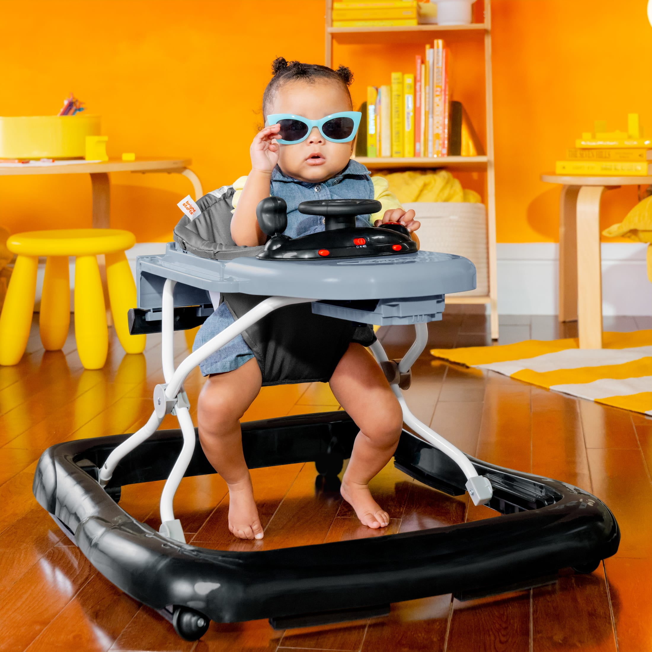 Ford Bronco 4-in-1 Blue Grey Infant Baby Activity Walker with 4 Ways to Play by Bright Starts, Unisex, Newborn + - Image 10