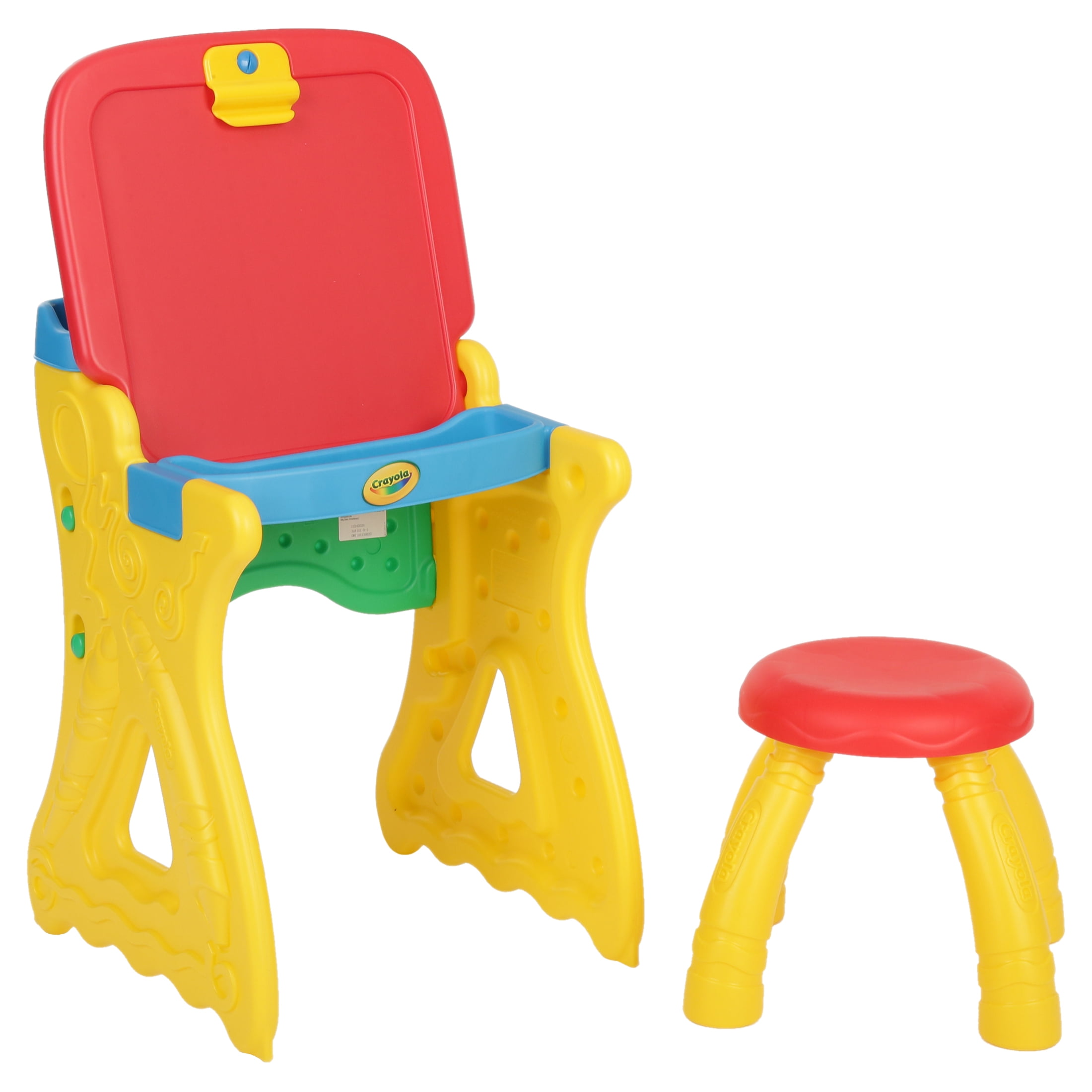 Crayola Play 'N Fold Art Studio Easel Desk & Chair Set for Kids Room - Image 5