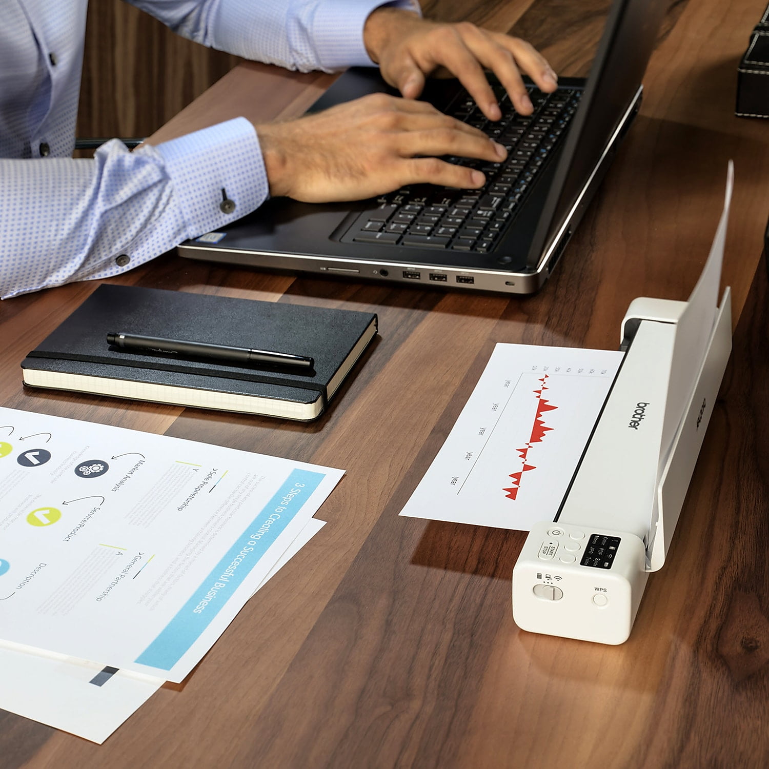 Brother Portable DS-940DW Duplex and Wireless Compact Mobile Document Scanner - Image 4