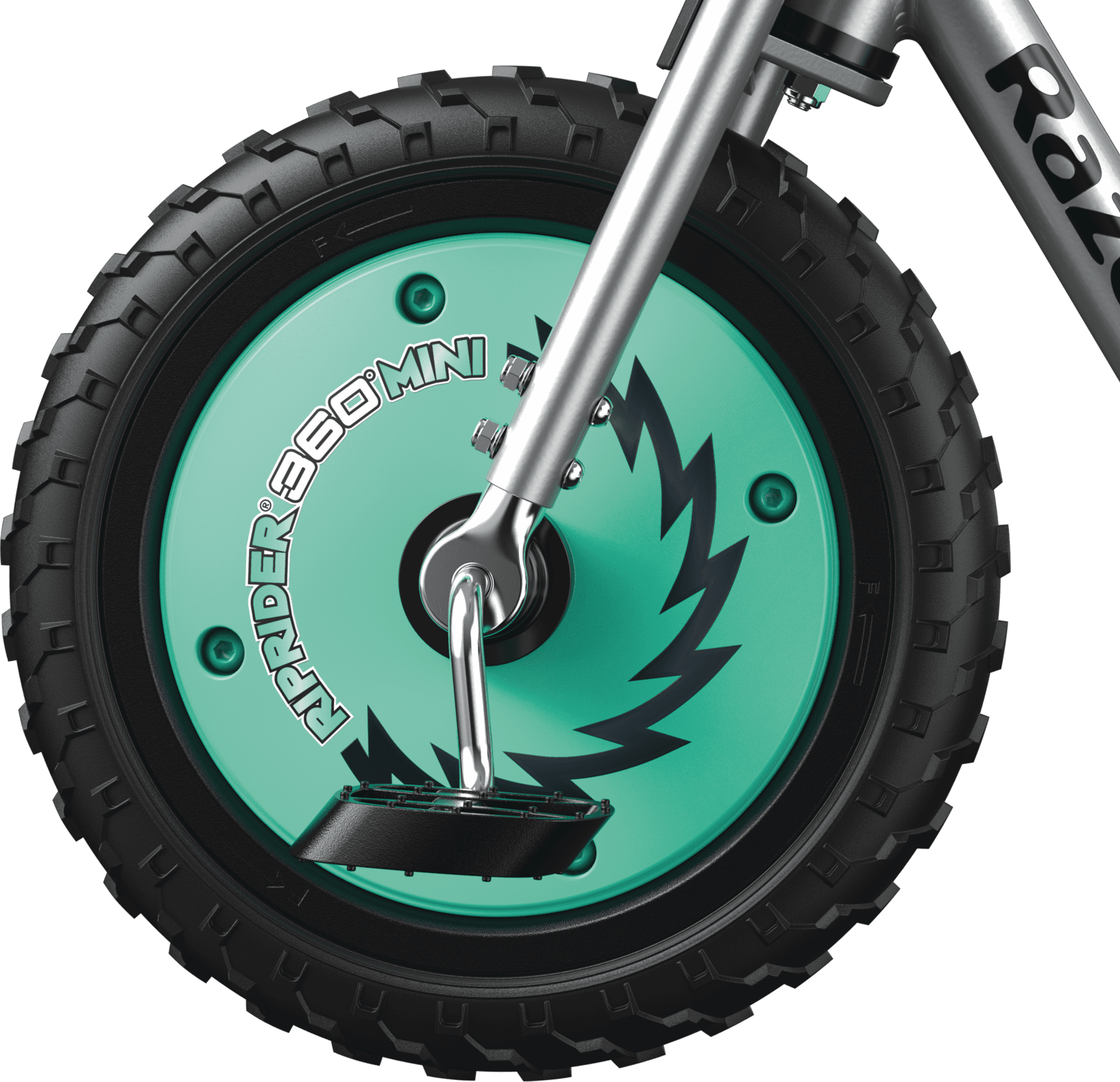 Razor RipRider 360 Mini - Teal, 360 Degrees Caster Tricycle, Easy Drifting, for Child Ages 3+ - Image 8
