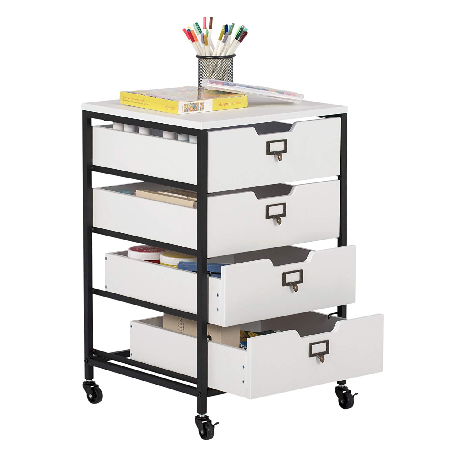 Studio Designs 4-Drawer Mobile Organizer - Image 3