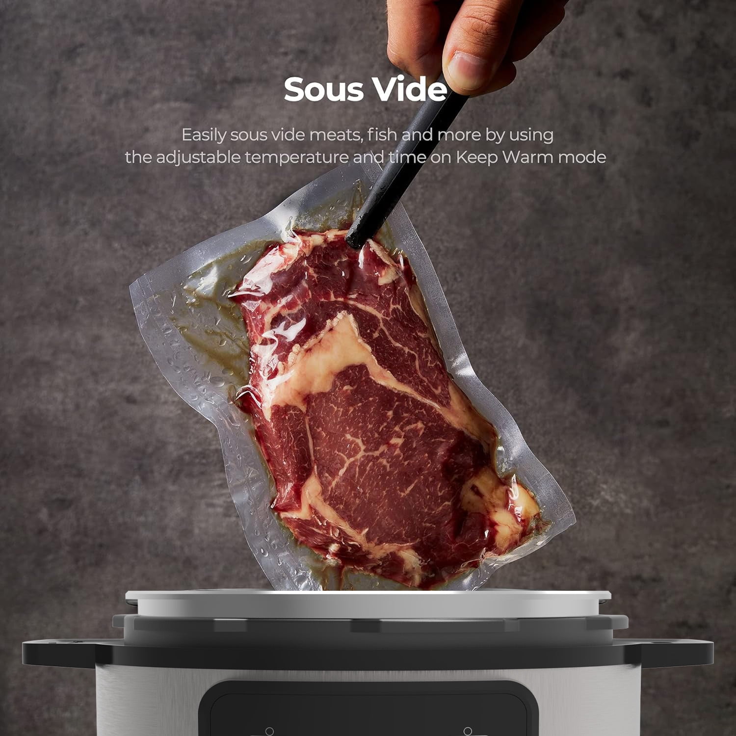 Babyltrl 6 Quart Electric Pressure Cooker,10-in-1 Multi-Functional Slow and Rice Cooker - Image 4