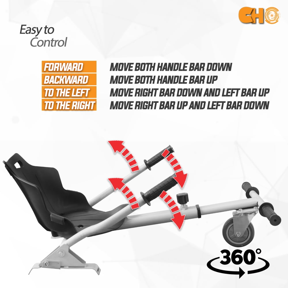 Hover Kart Go Kart Hover Cart Seat For Hoverboard Accessories Electric self-stabilizing Scooter Attachement - Image 7