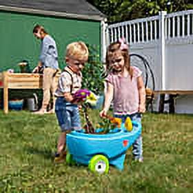 Step2 Springtime Wheelbarrow Blue Plastic Toy for Kids Ages 18 months to 5 Years - Image 11