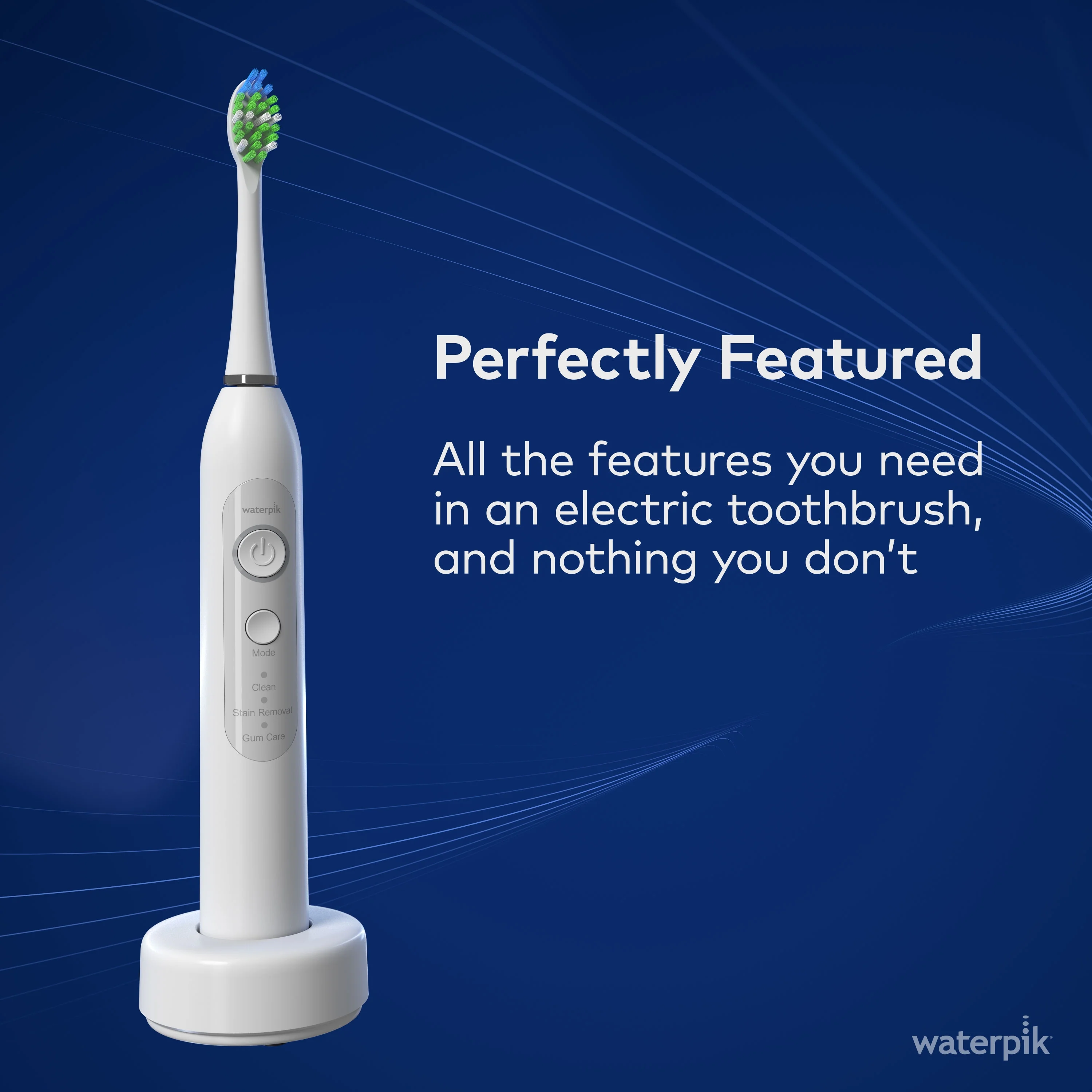 Waterpik Sensonic Sonic Electric Toothbrush, White STW-03 (Packaging May Vary) - Image 11