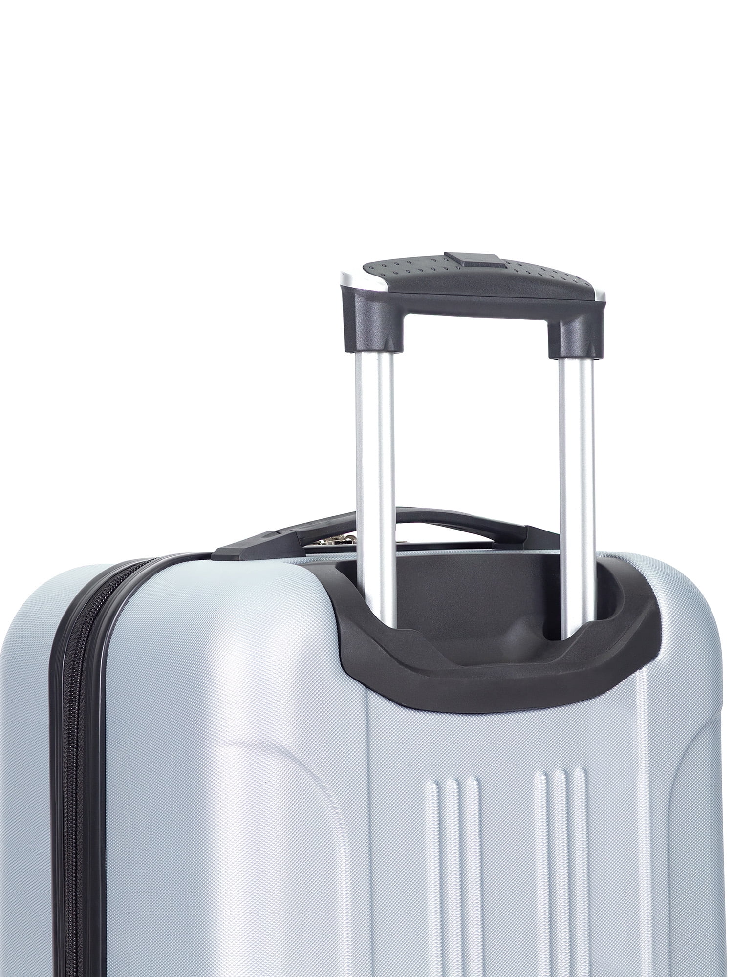 Travelers Club Hard Side 20-inch Spinner Rolling Carry-on Luggage, Silver - Image 5