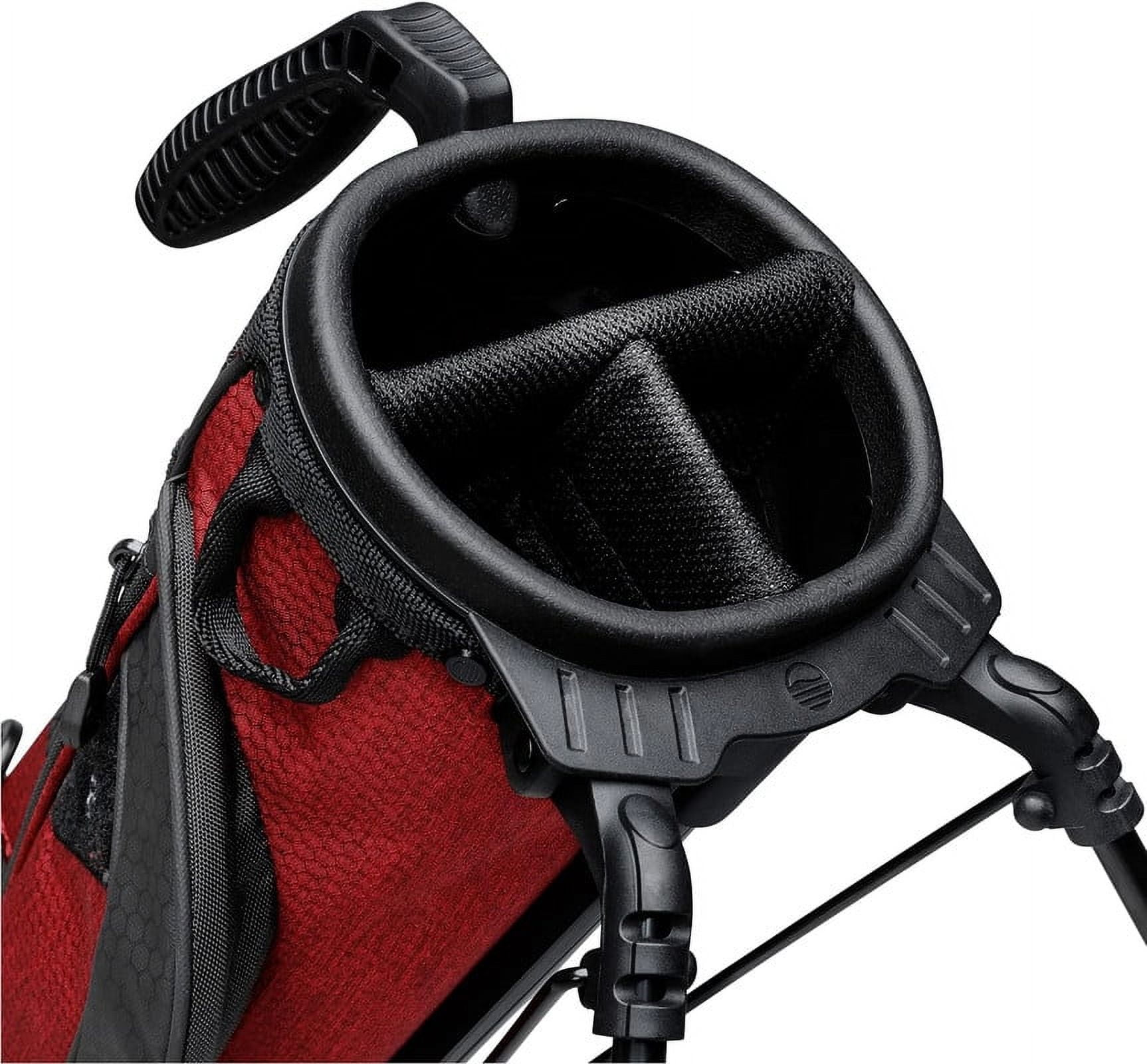 Sunday Golf Loma XL Bag - Lightweight Golf Bag with Strap and Stand – Easy to Carry Pitch n Putt Golf Bag – Golf Stand Bag for The Driving Range, Par 3 and Executive Courses, 3.4 pounds (Ron Burgundy) - Image 3